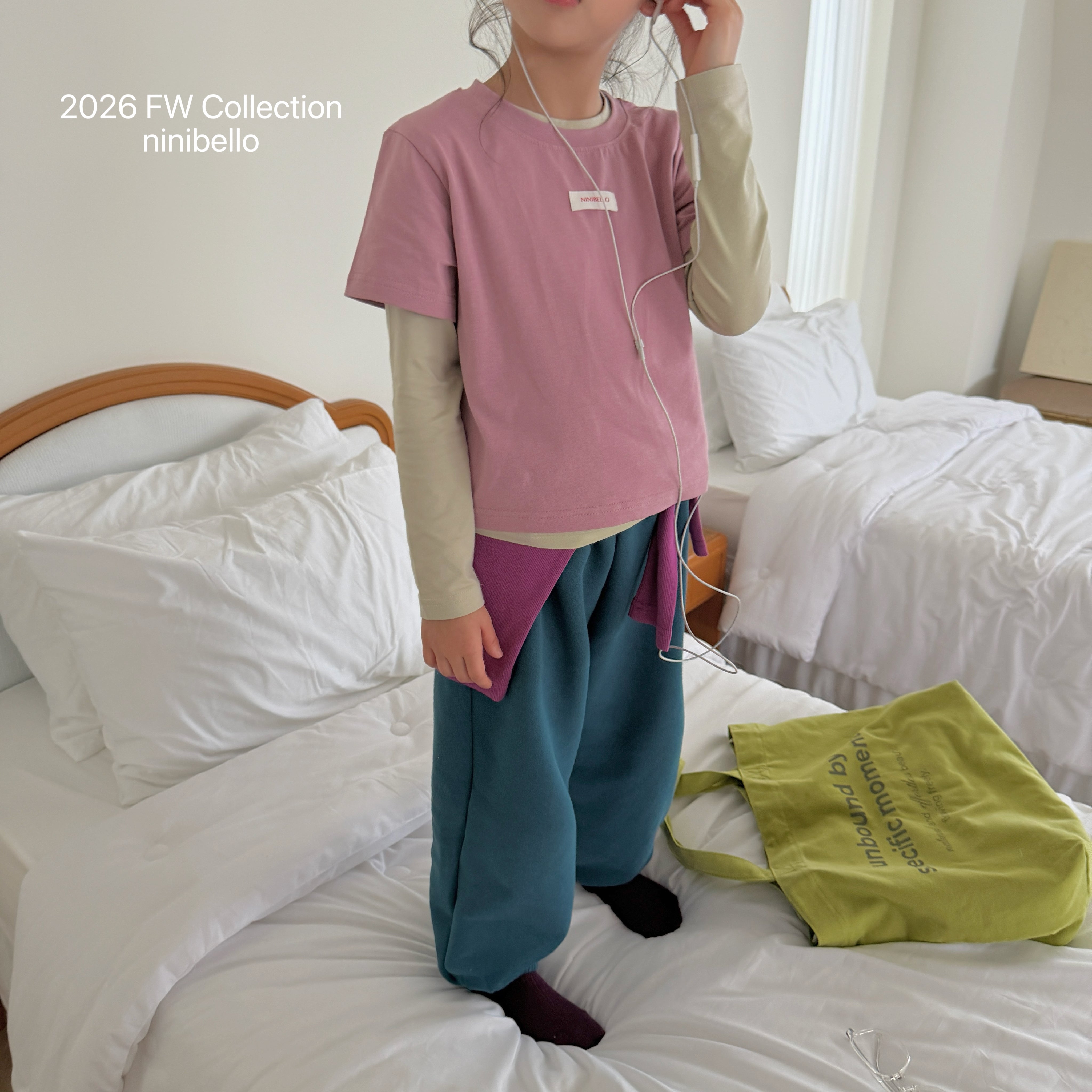 ［ninibello］Betty color sweet pants