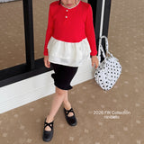 ［ninibello］Eyelet tulip layered