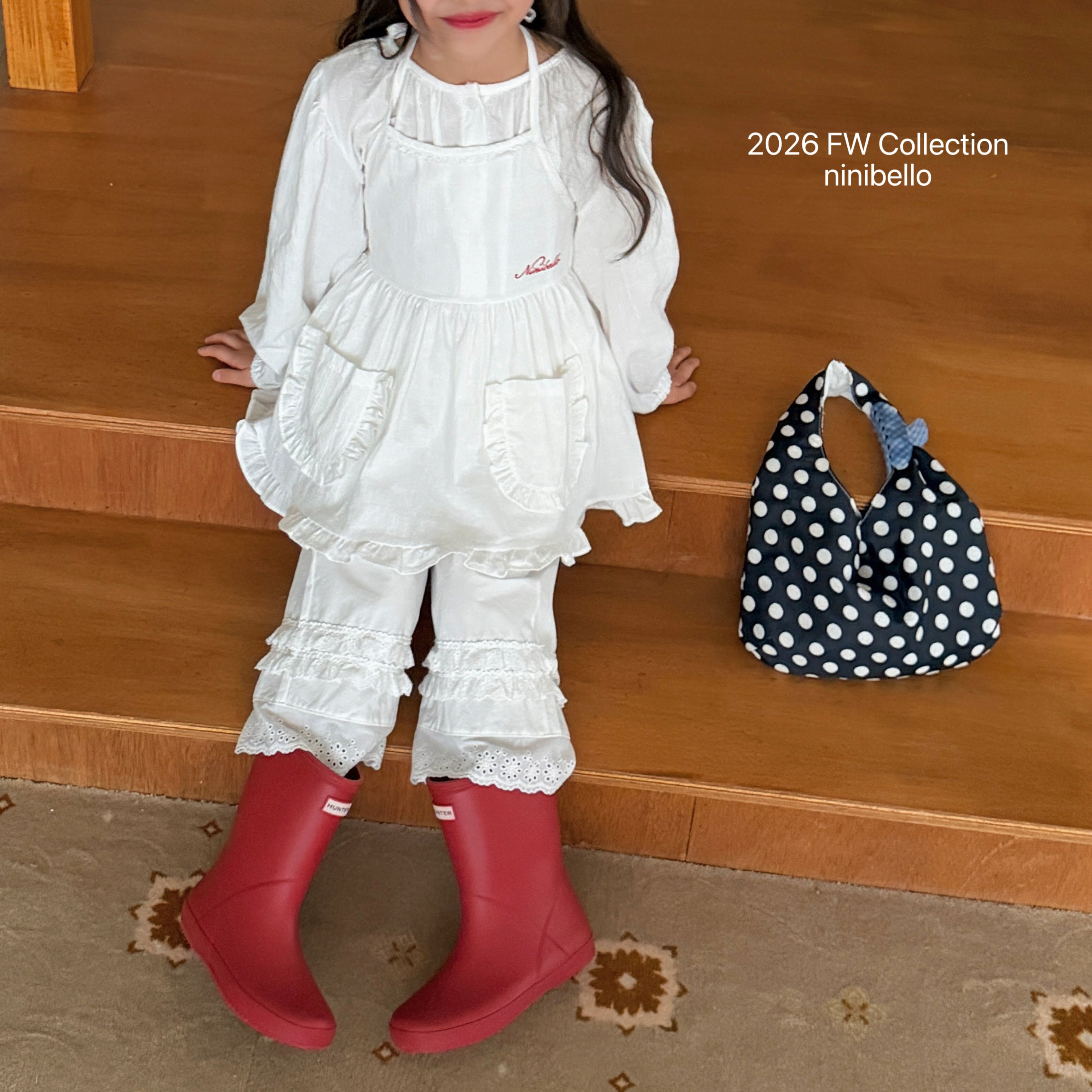 ［ninibello］Hazel puff blouse