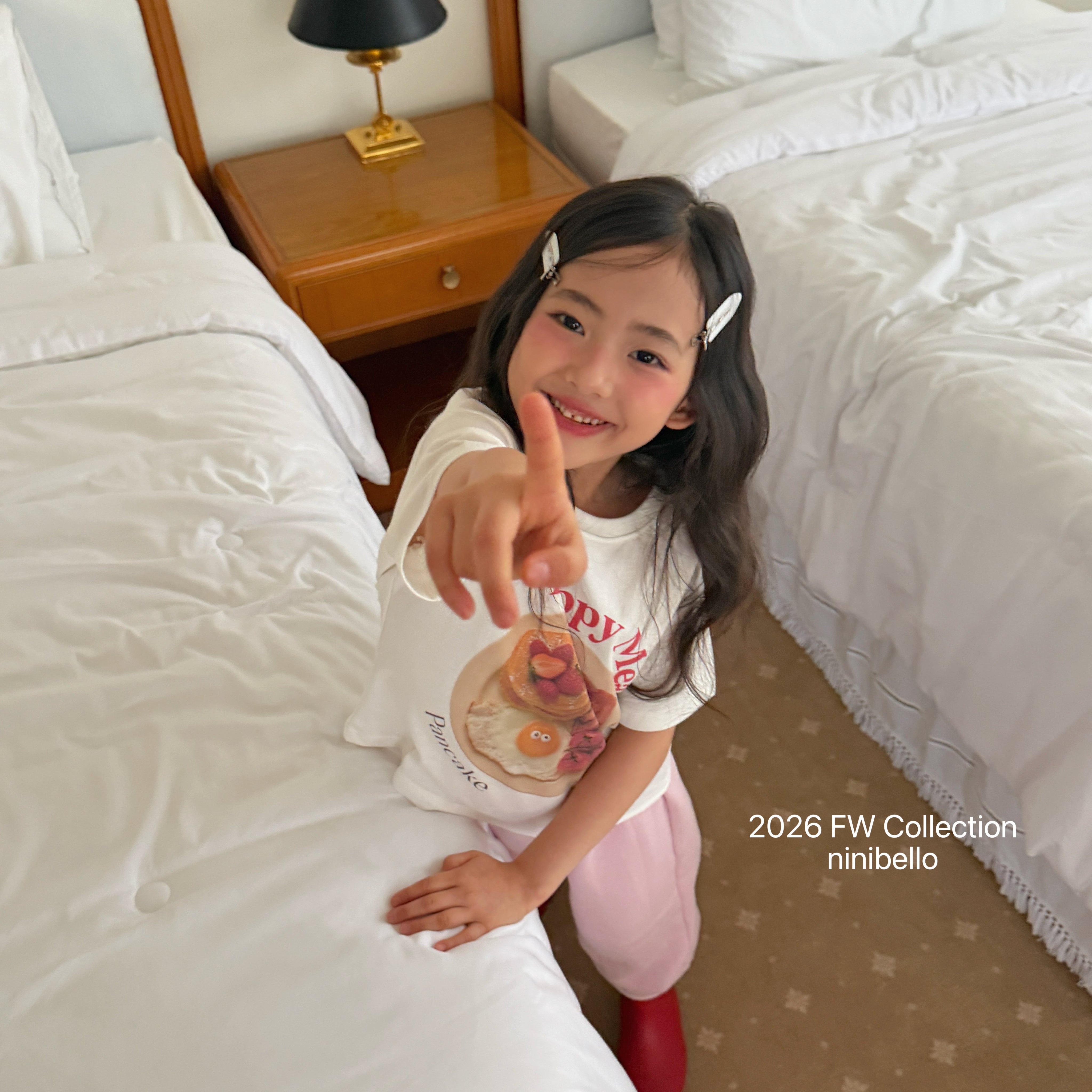 ［ninibello］Happy meal short sleeve tee (kids)