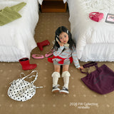 ［ninibello］Milky stripe collar tee (kids)