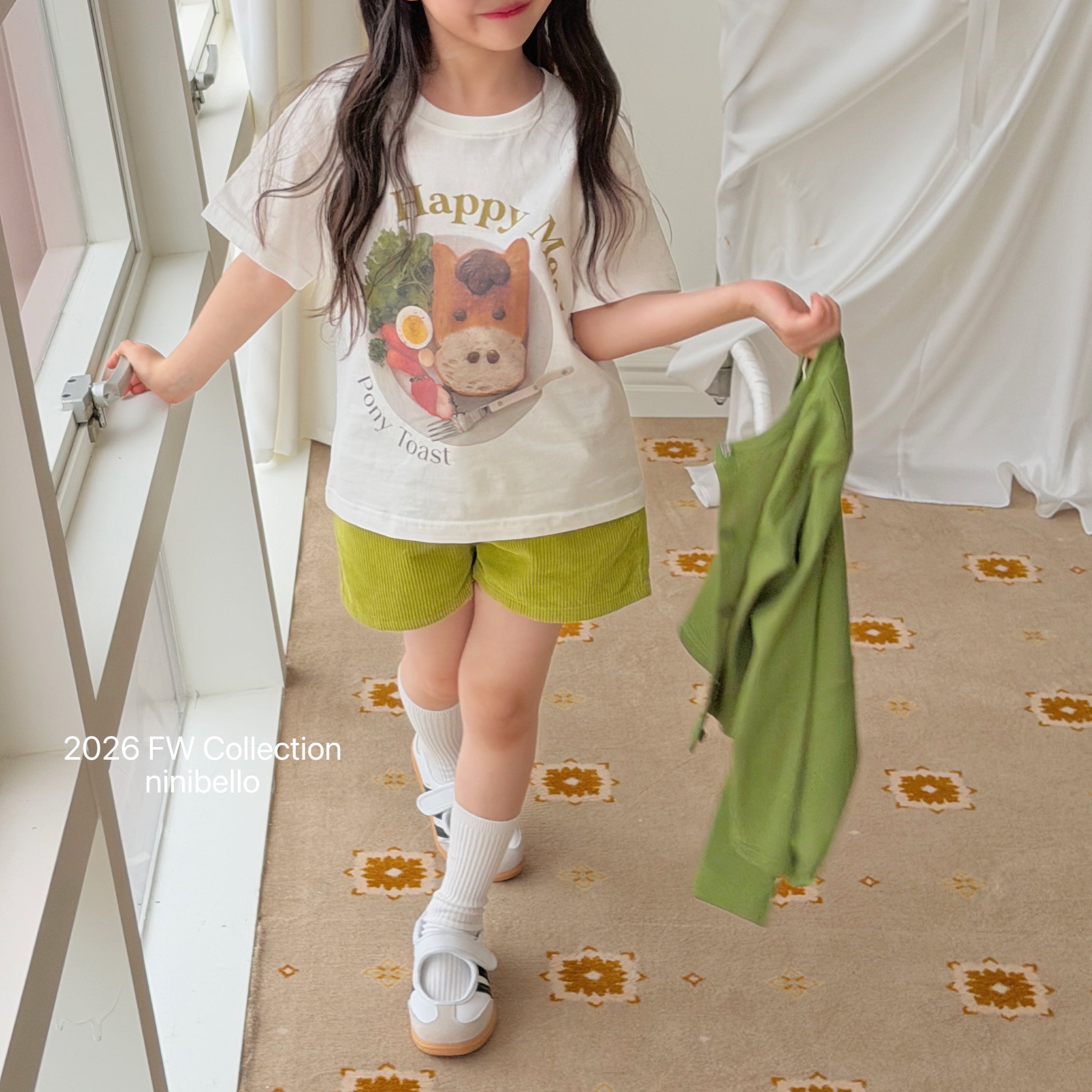 ［ninibello］Happy meal short sleeve tee (kids)