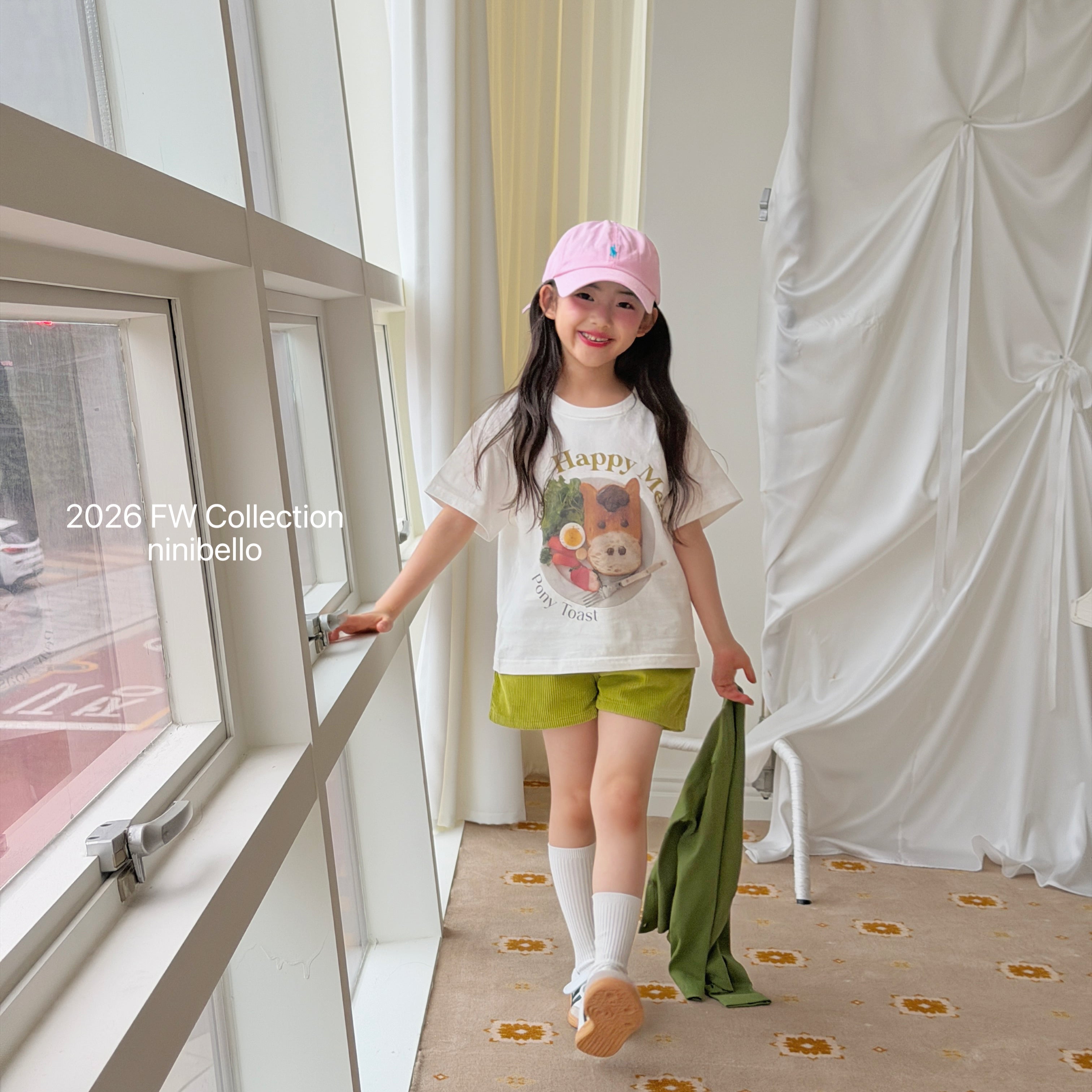 ［ninibello］Happy meal short sleeve tee (kids)