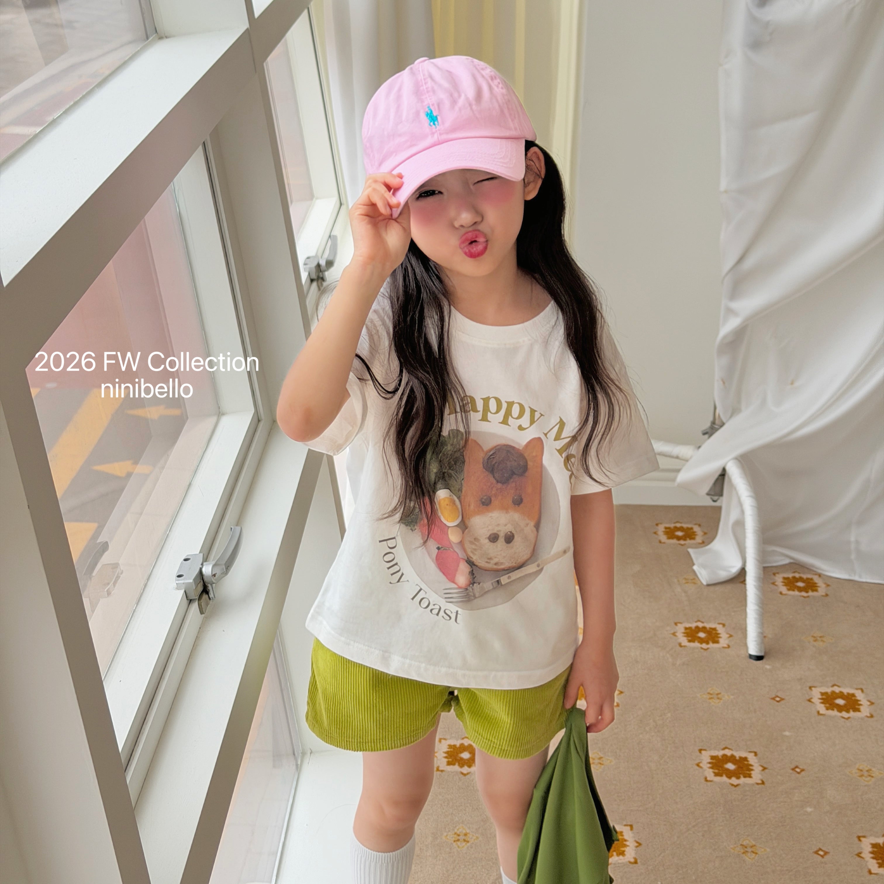 ［ninibello］Happy meal short sleeve tee (kids)