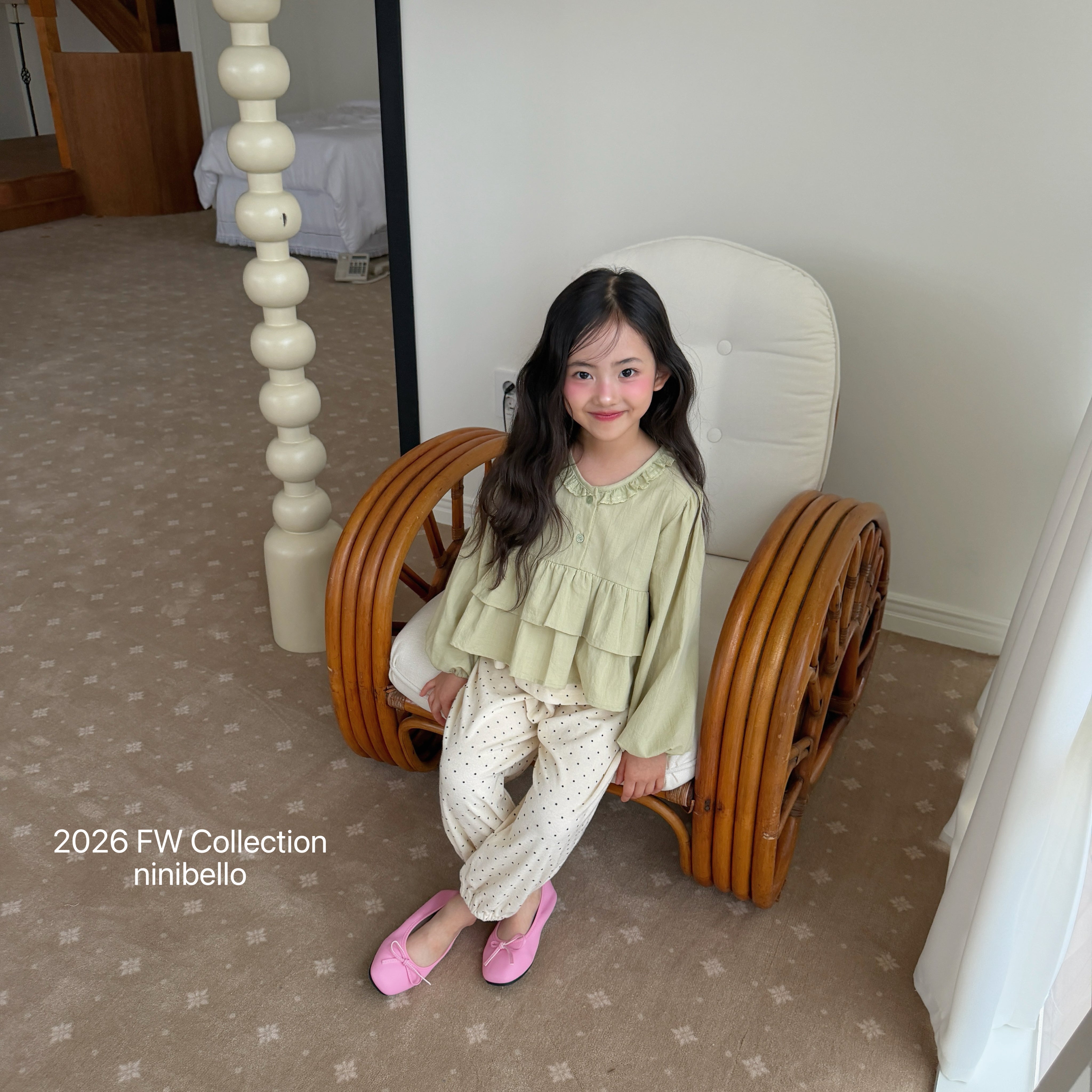 ［ninibello］Mone lace blouse