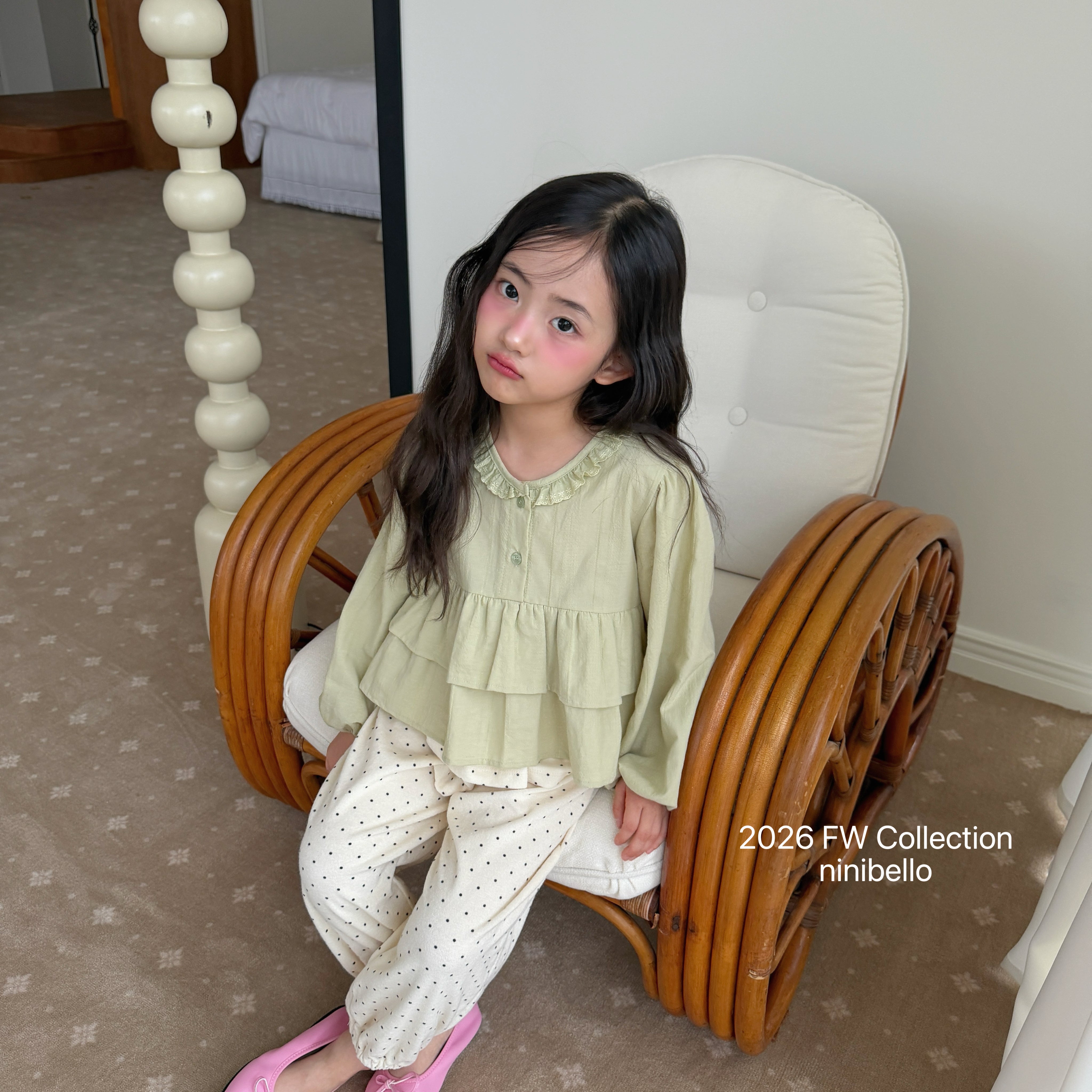 ［ninibello］Mone lace blouse
