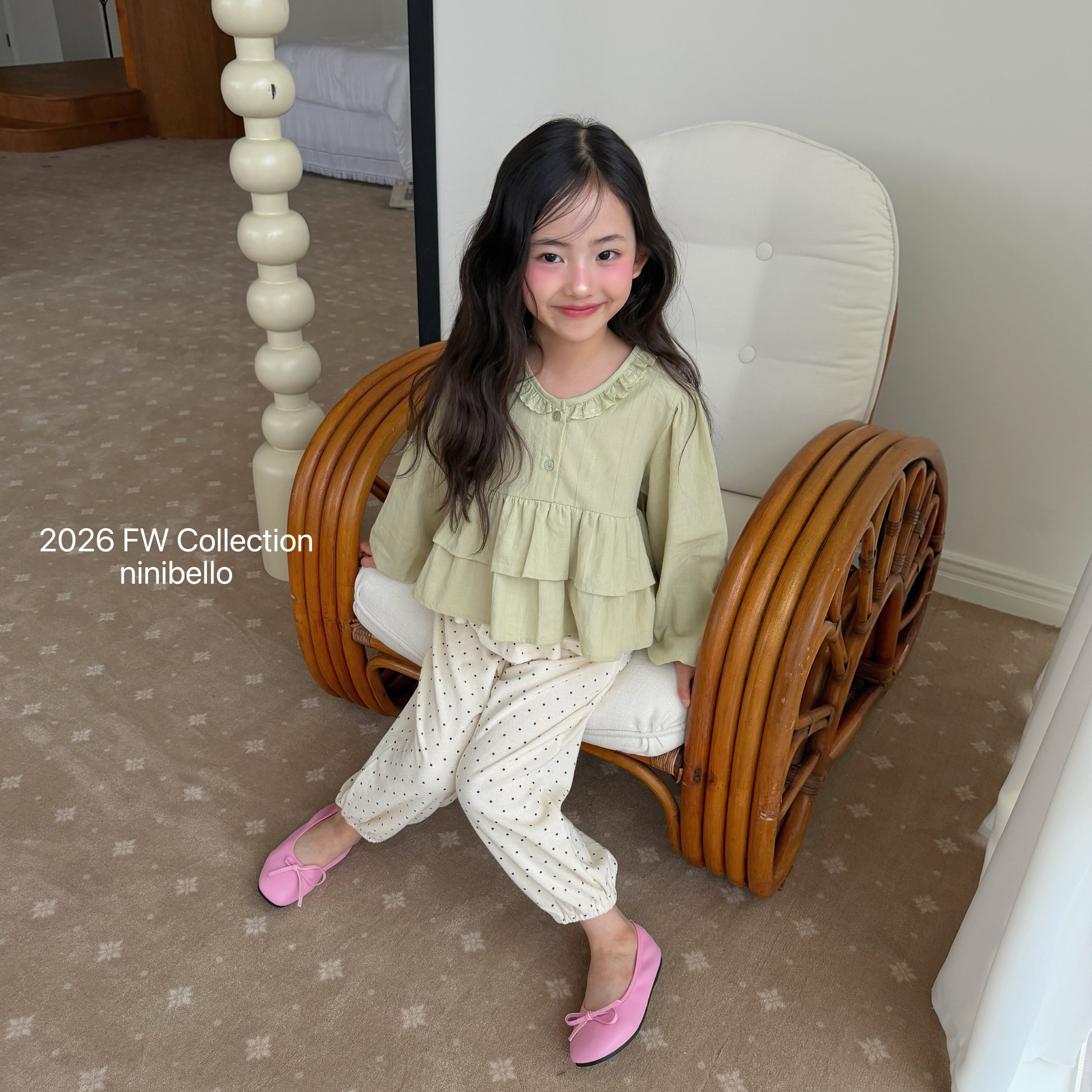 ［ninibello］Mone lace blouse