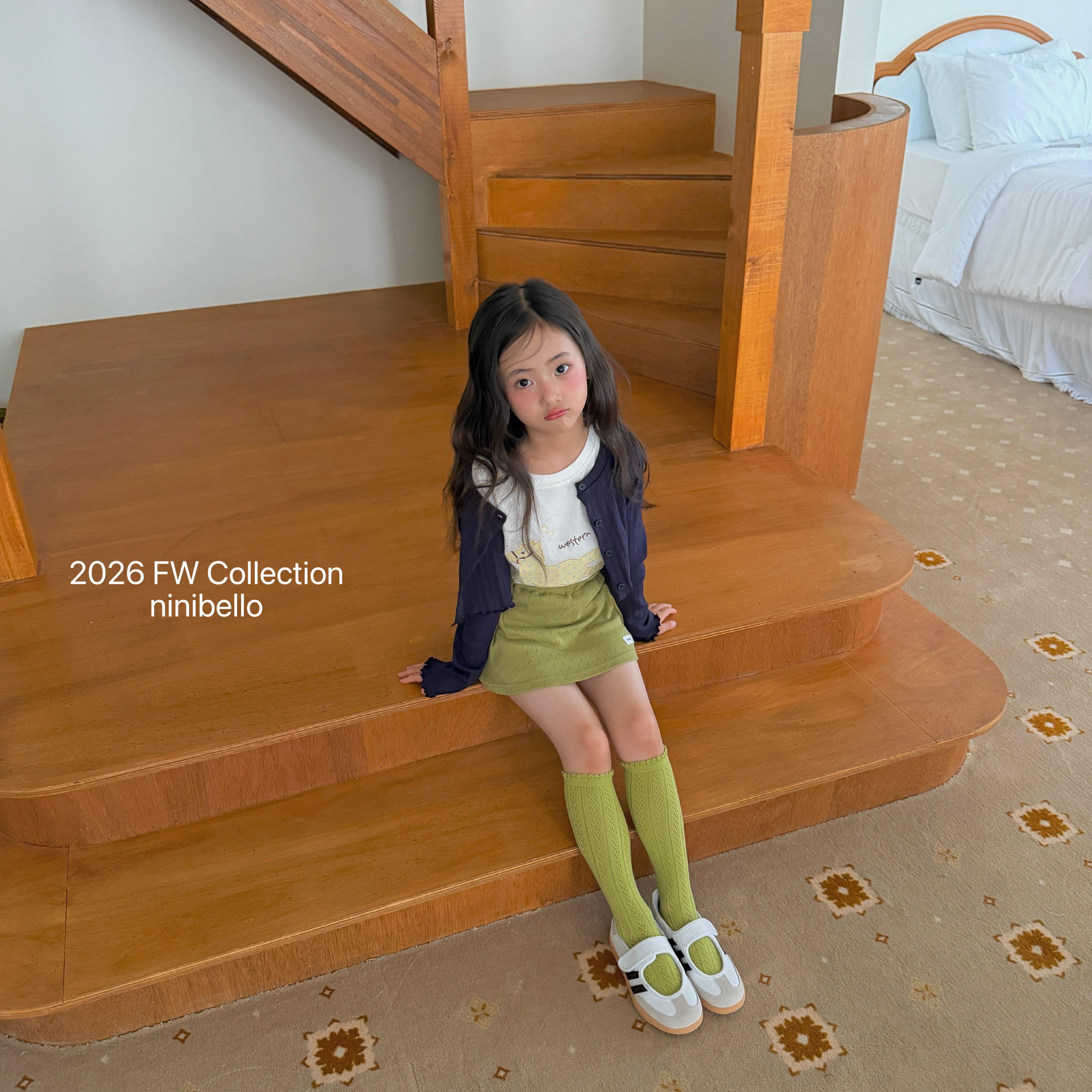 ［ninibello］Vivi eyelet skirt
