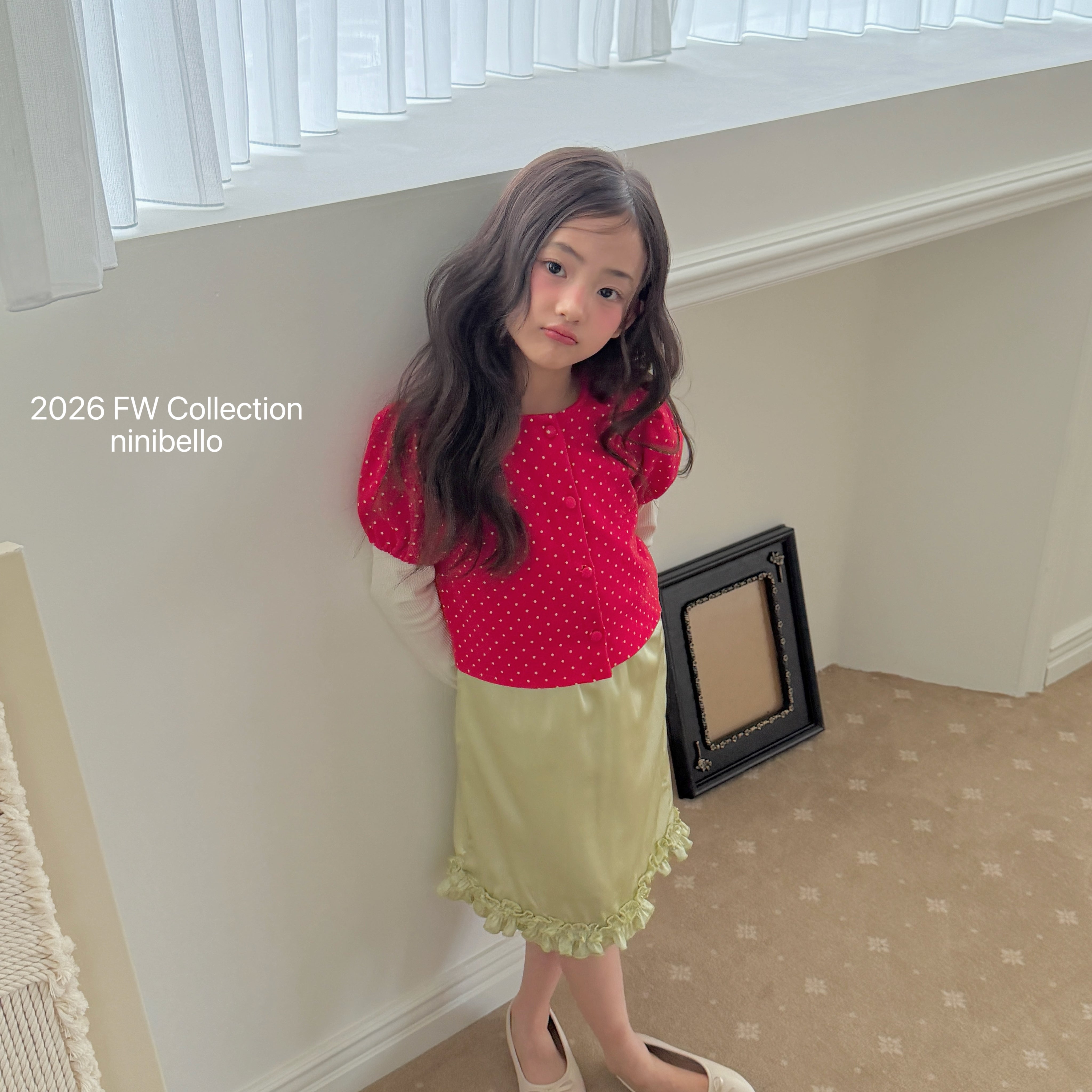 ［ninibello］Dear dot cardigan