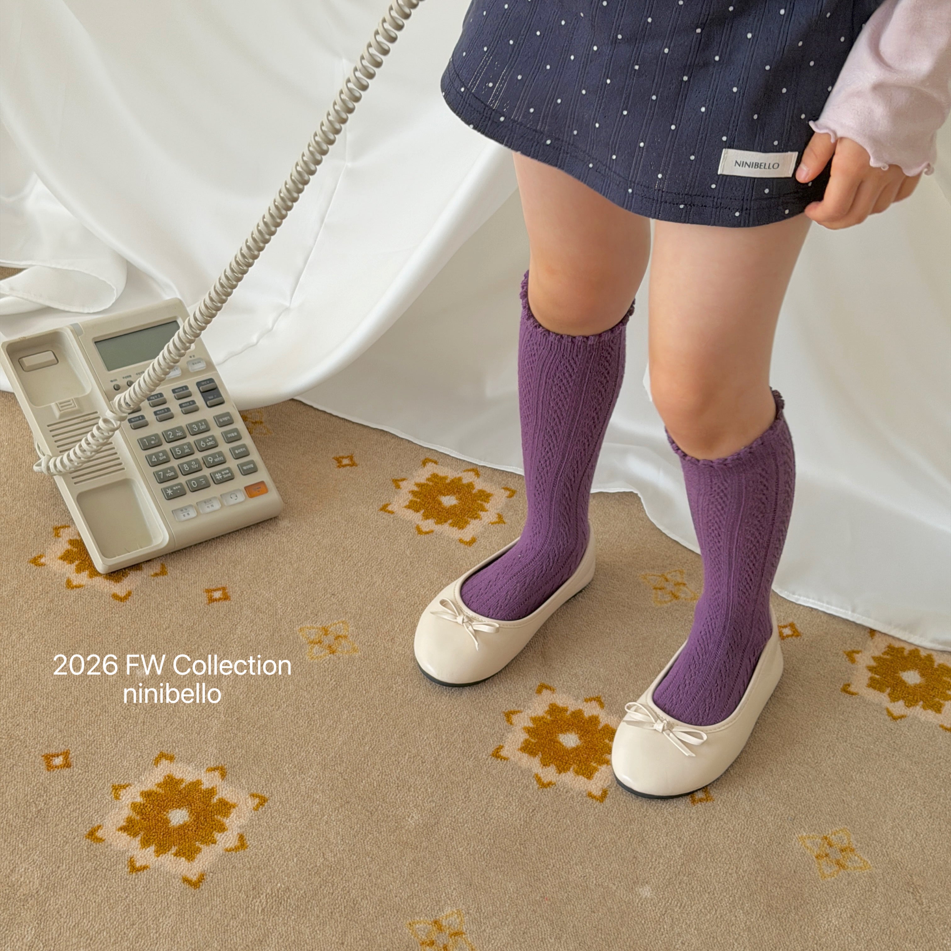 ［ninibello］Vivi eyelet skirt