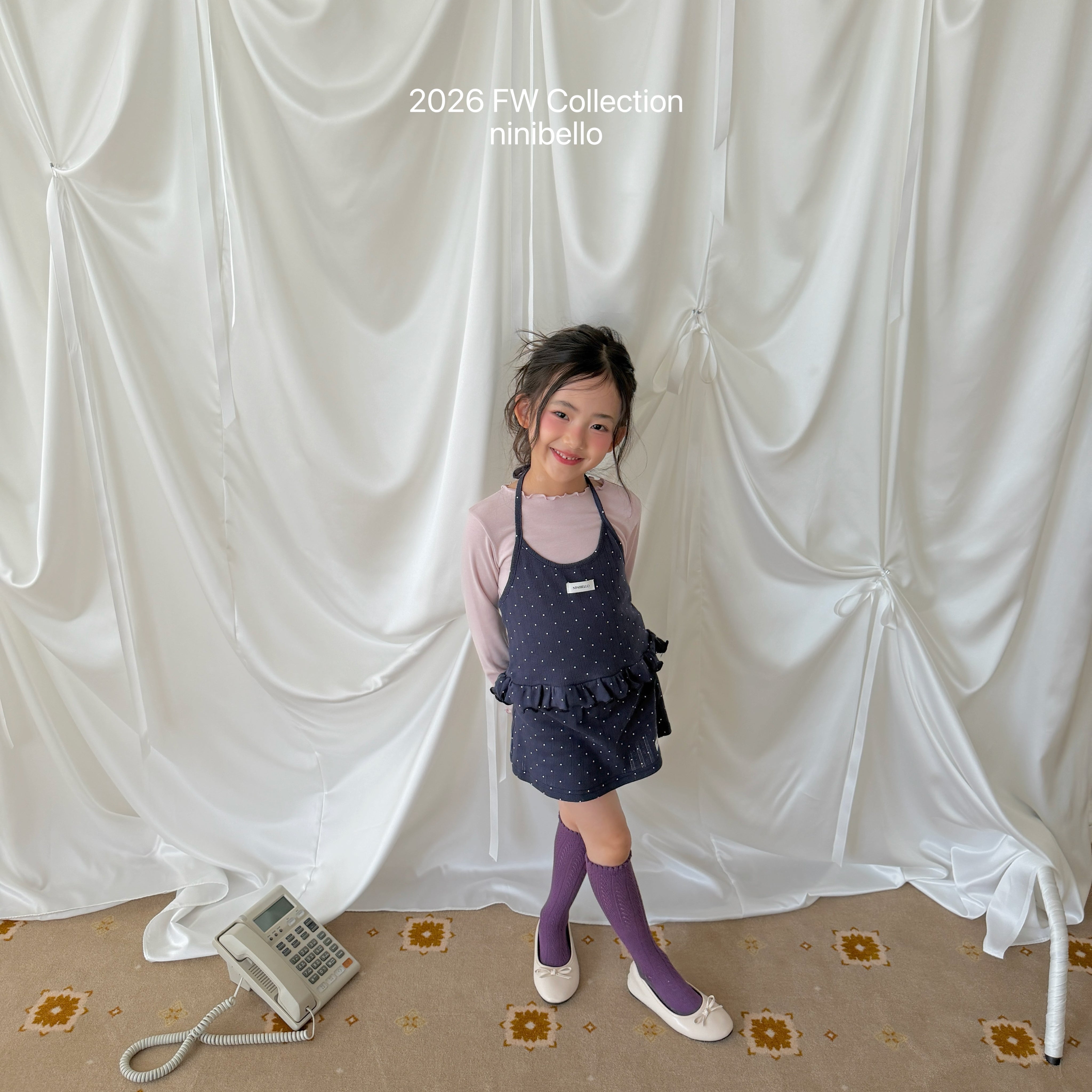 ［ninibello］Vivi eyelet skirt