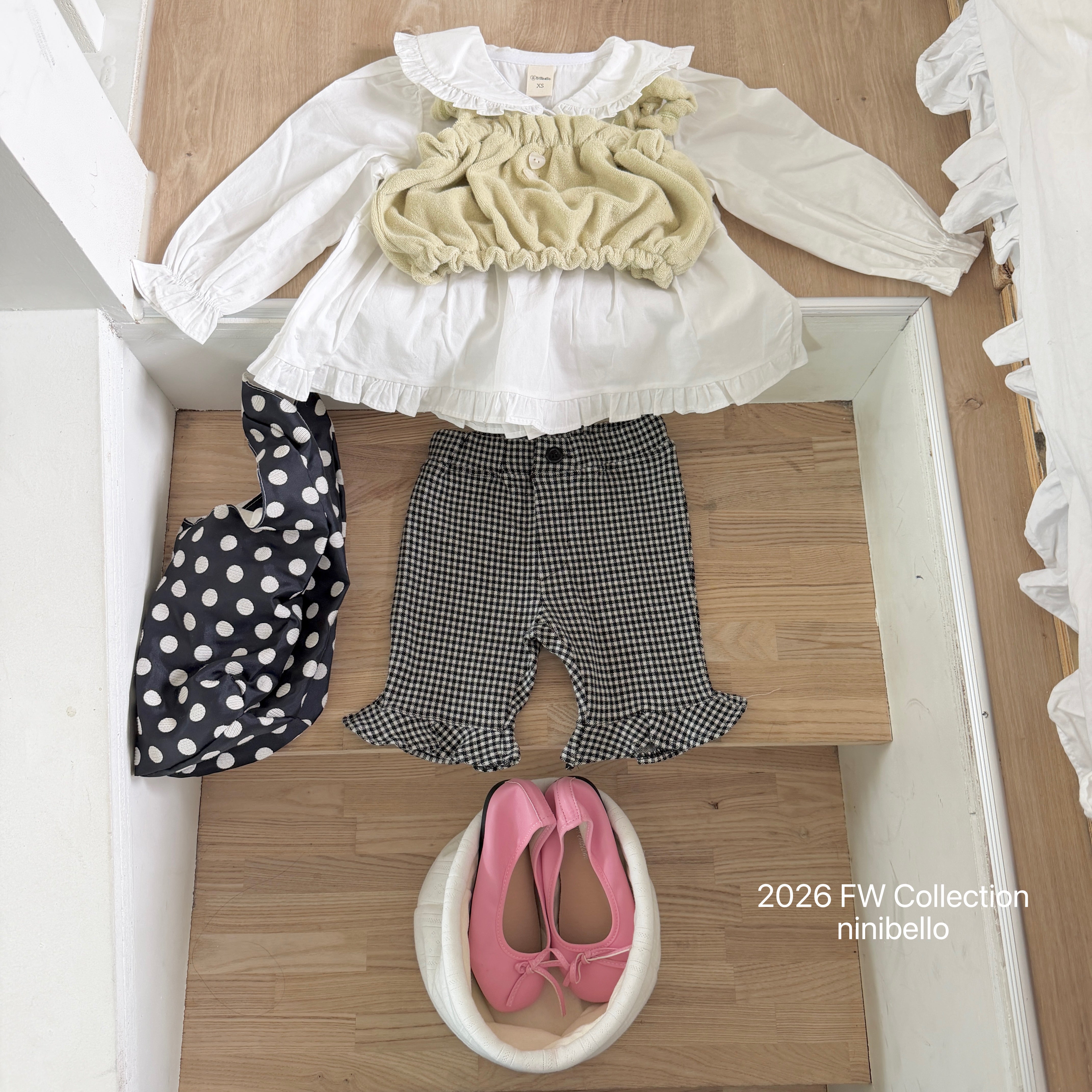 ［ninibello］Wendy collar blouse