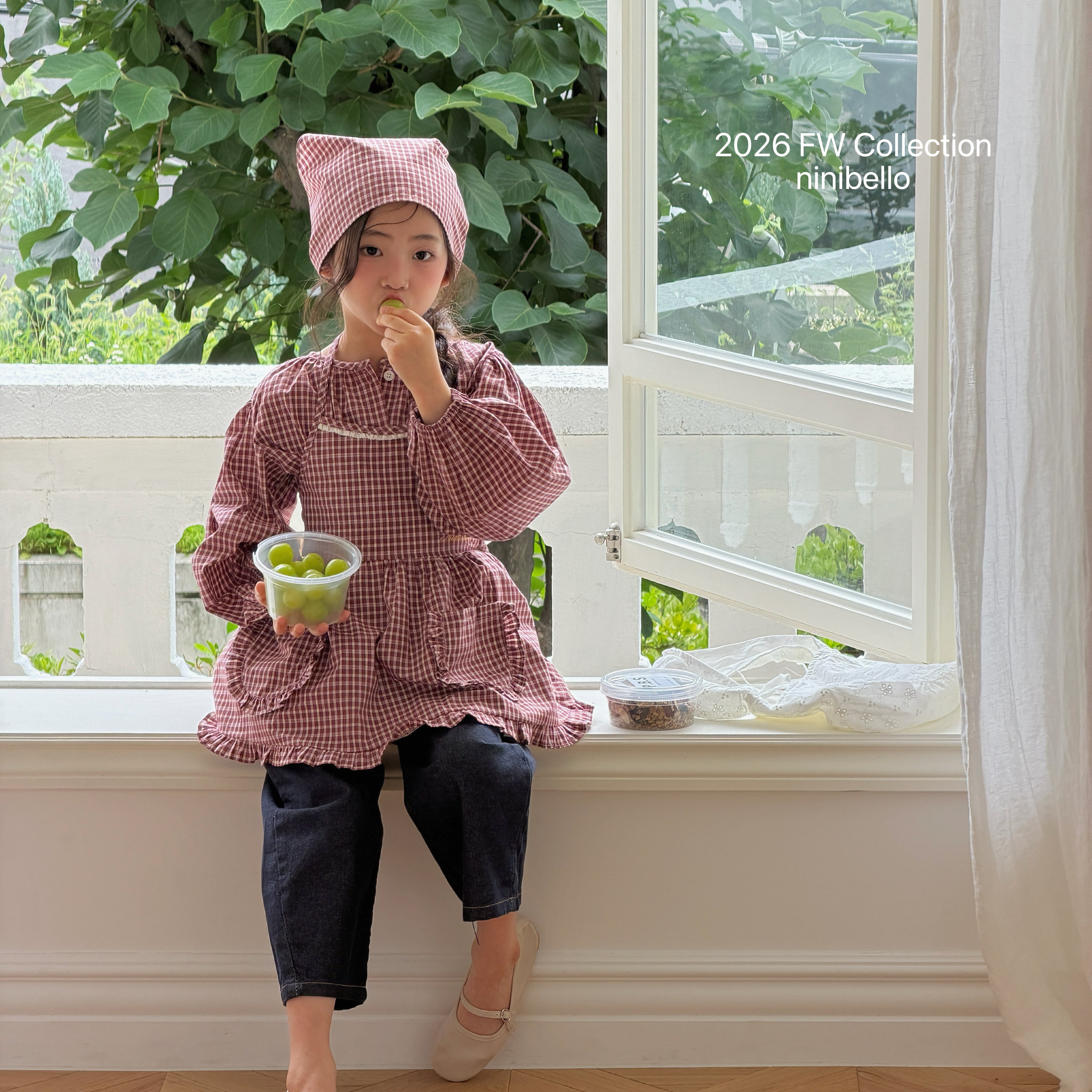 ［ninibello］Hazel puff blouse