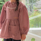 ［ninibello］Hazel apron one-piece