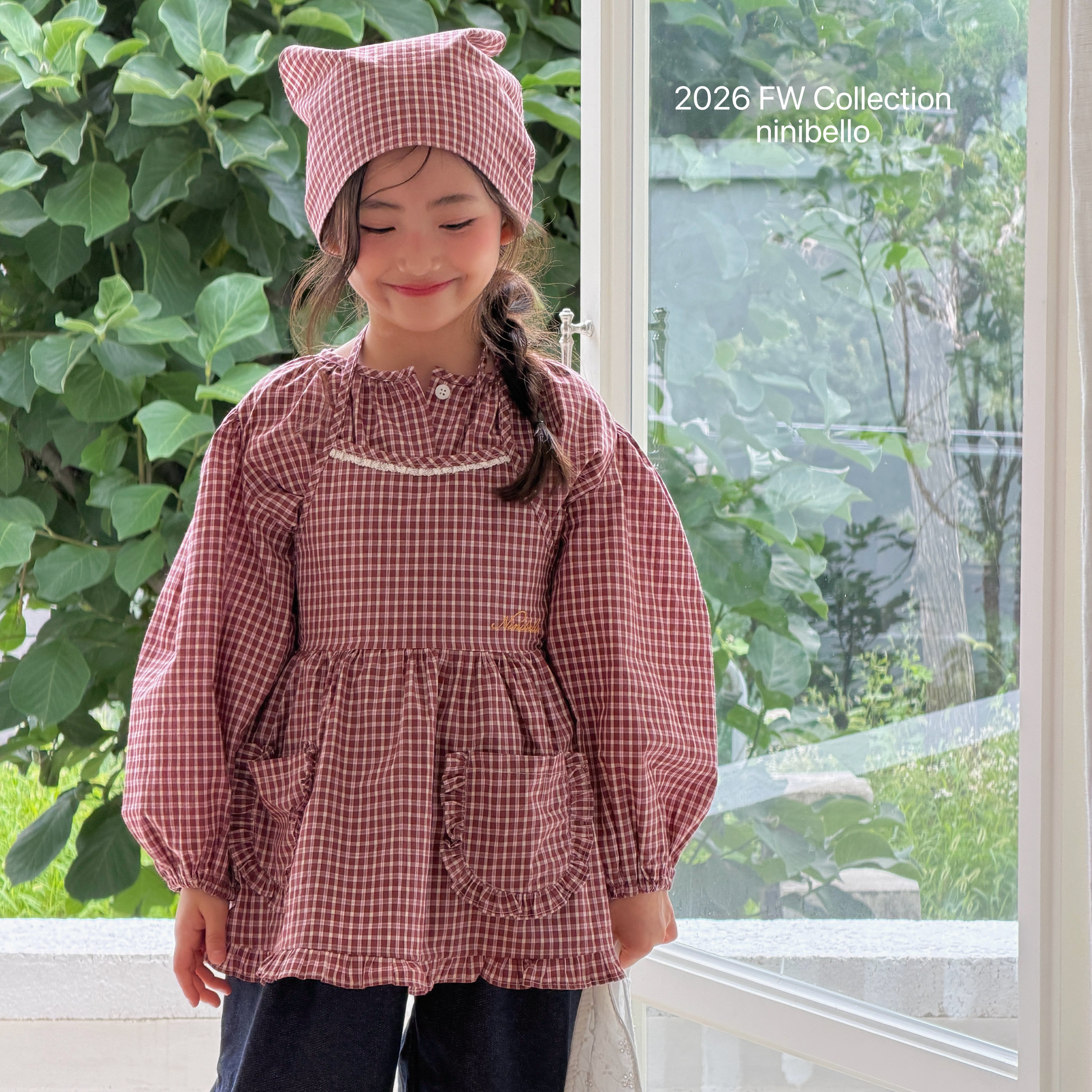 ［ninibello］Hazel puff blouse