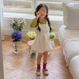 ［ninibello］Picnic corduroy one-piece
