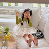 ［ninibello］Picnic corduroy one-piece