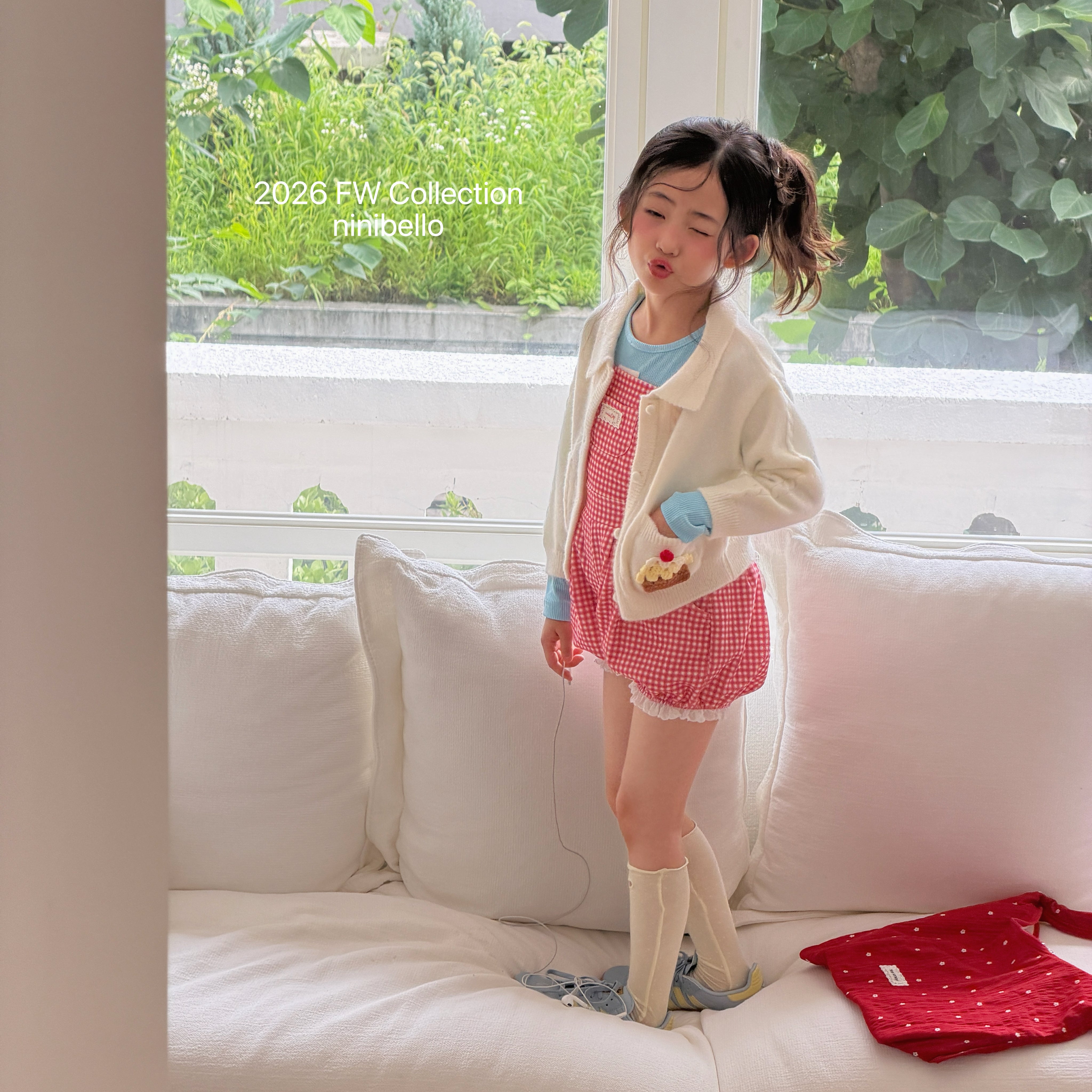 ［ninibello］Cup cake knit cardigan