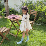 ［ninibello］Picnic corduroy one-piece