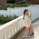 ［ninibello］Picnic corduroy one-piece