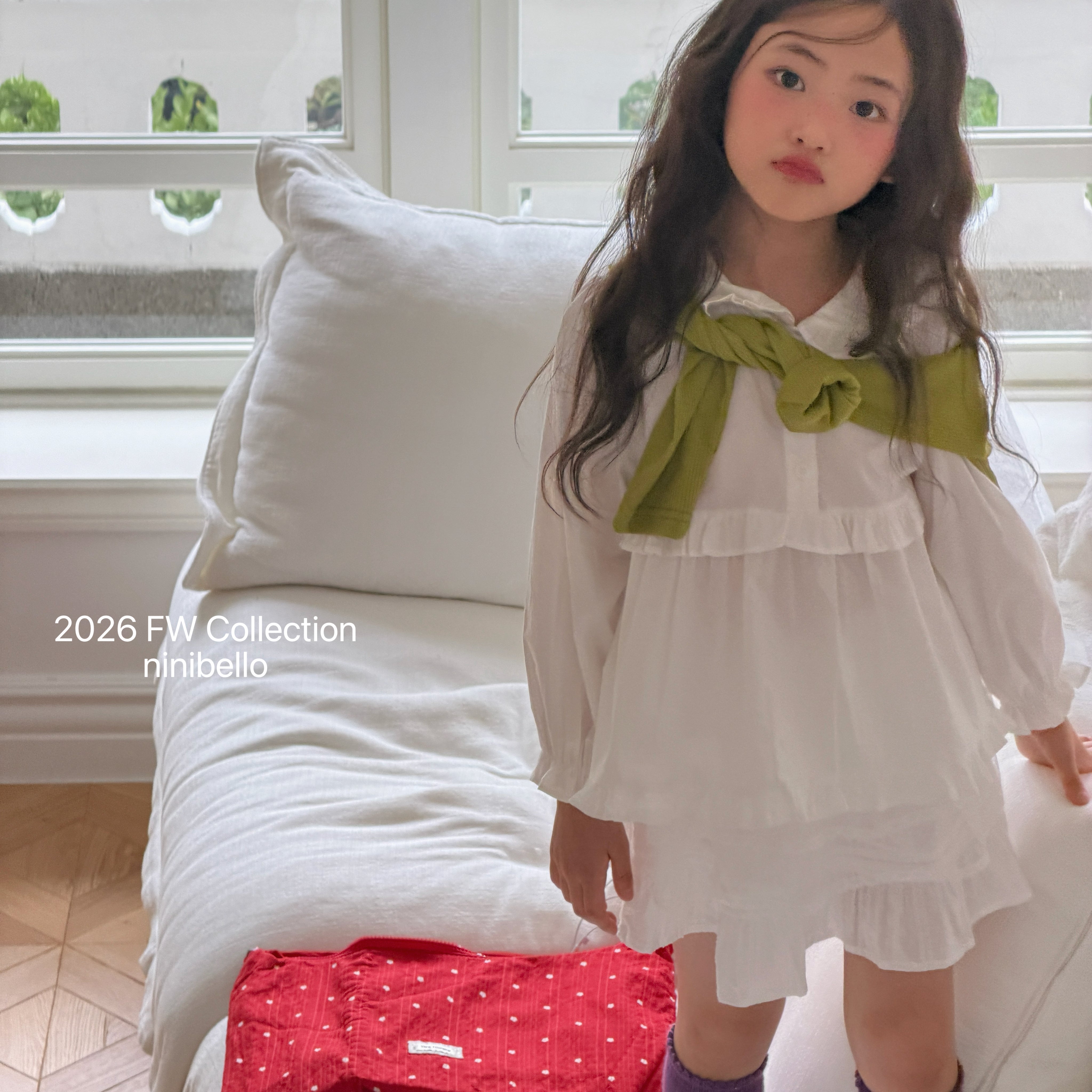［ninibello］Wendy collar blouse