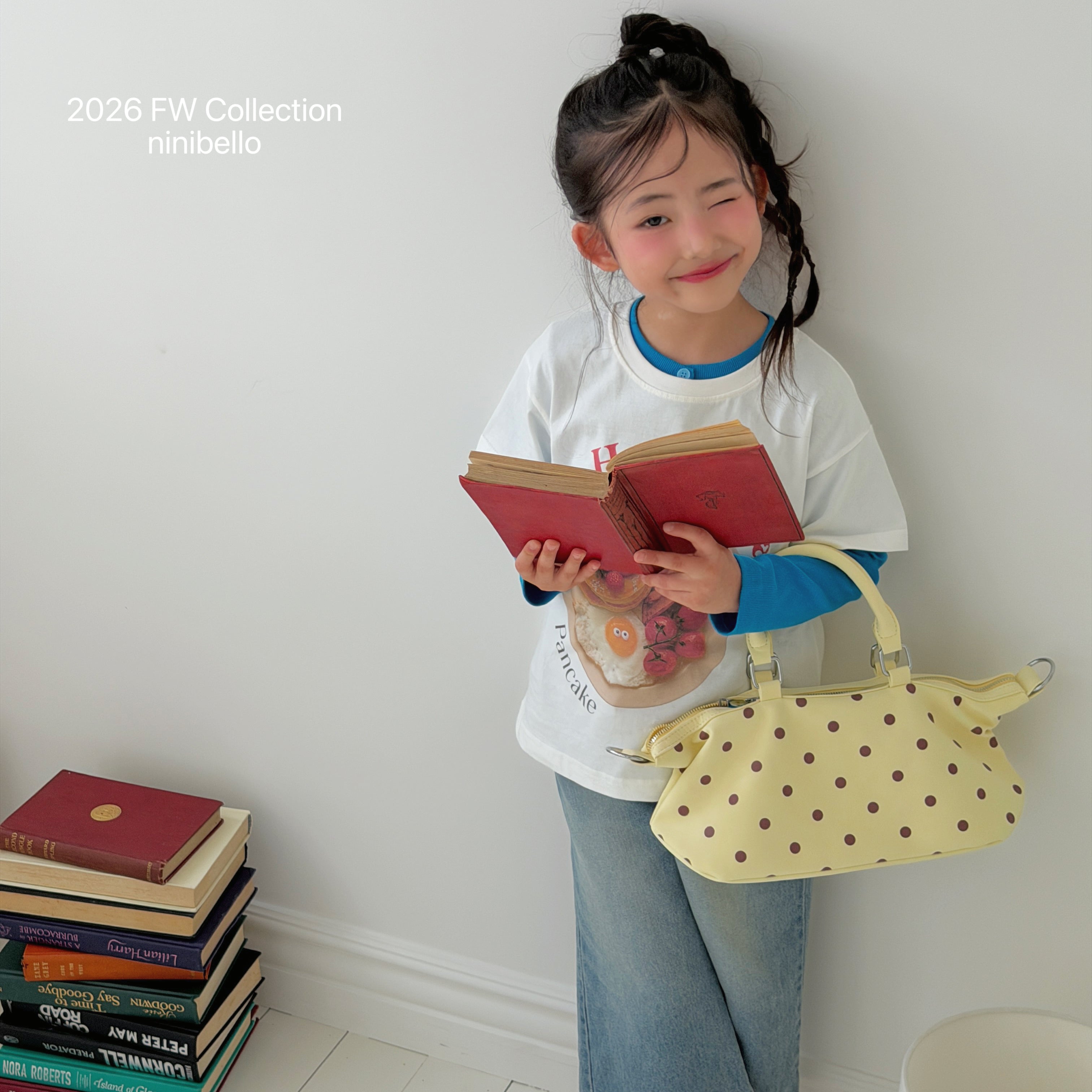 ［ninibello］Happy meal short sleeve tee (kids)