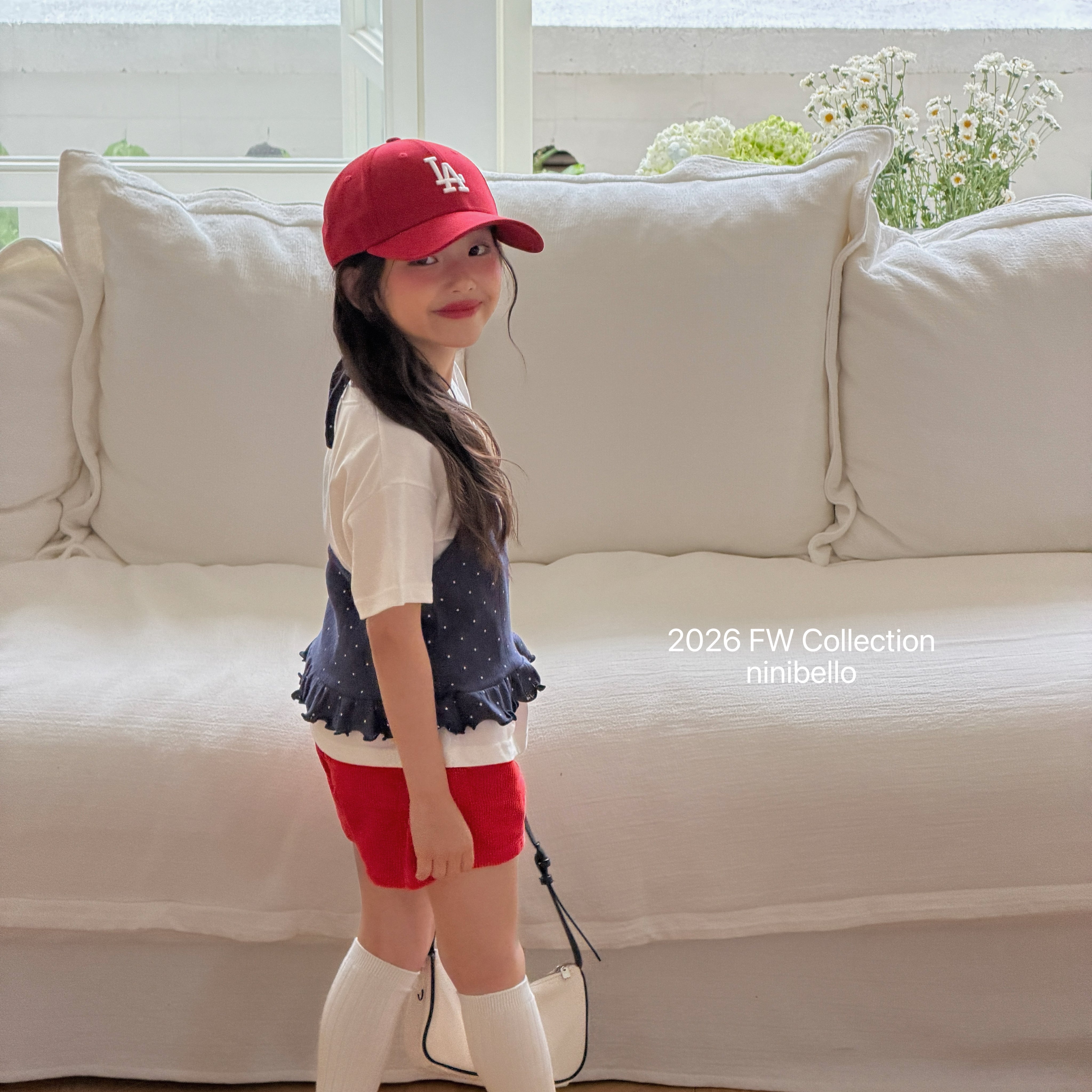 ［ninibello］Vivi eyelet holter neck tops