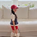 ［ninibello］Vivi eyelet holter neck tops