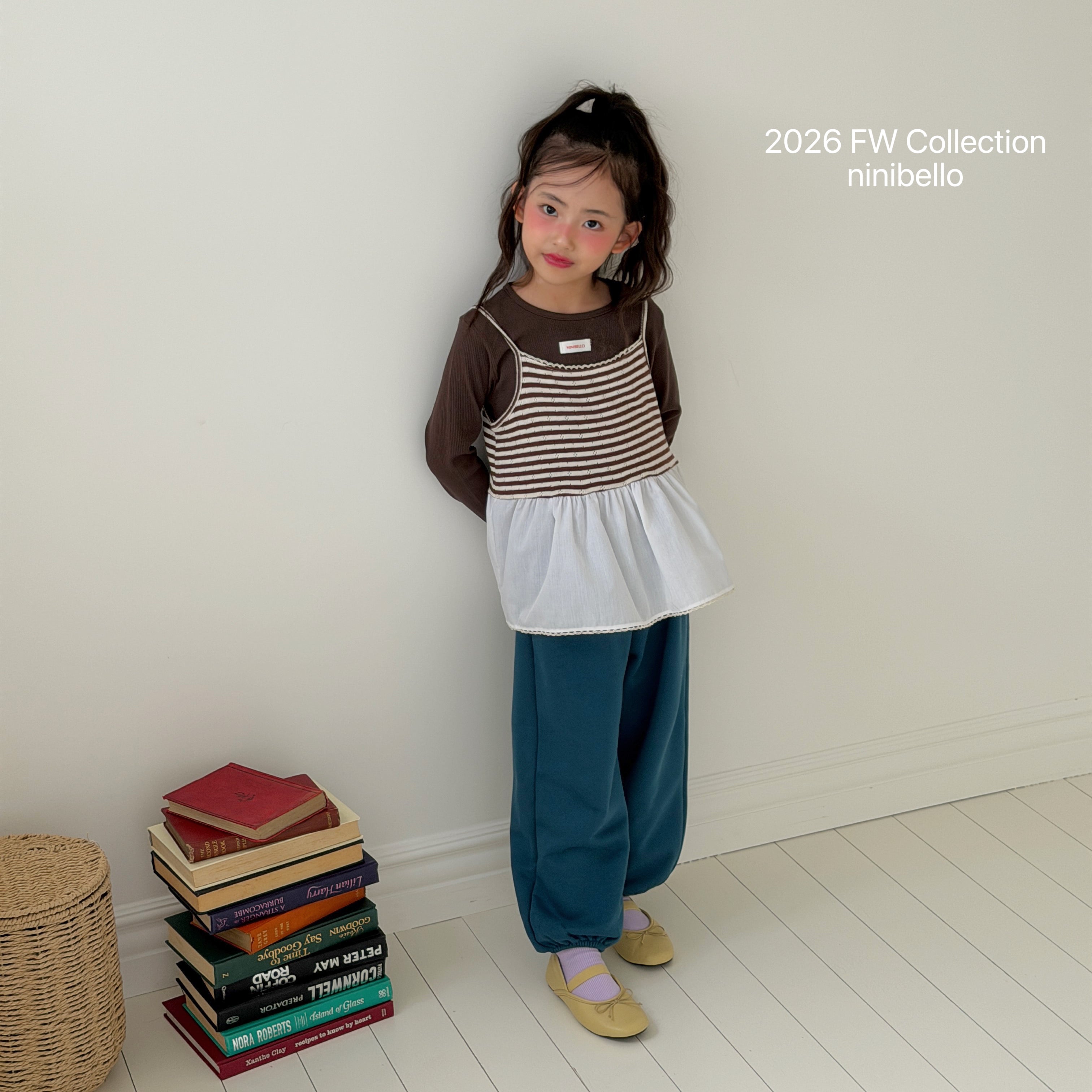 ［ninibello］Betty color sweet pants