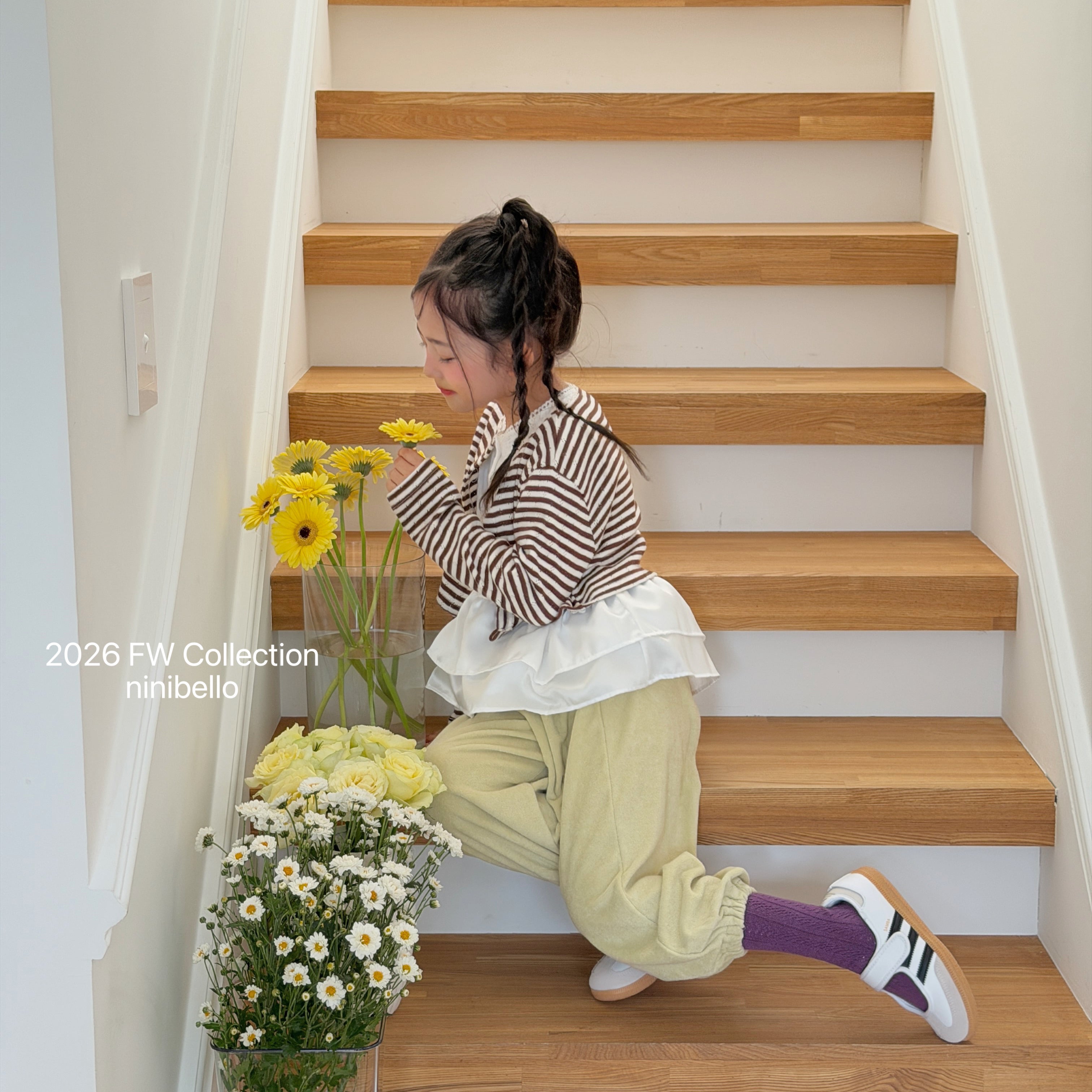 ［ninibello］Yammy terry bonbon pants