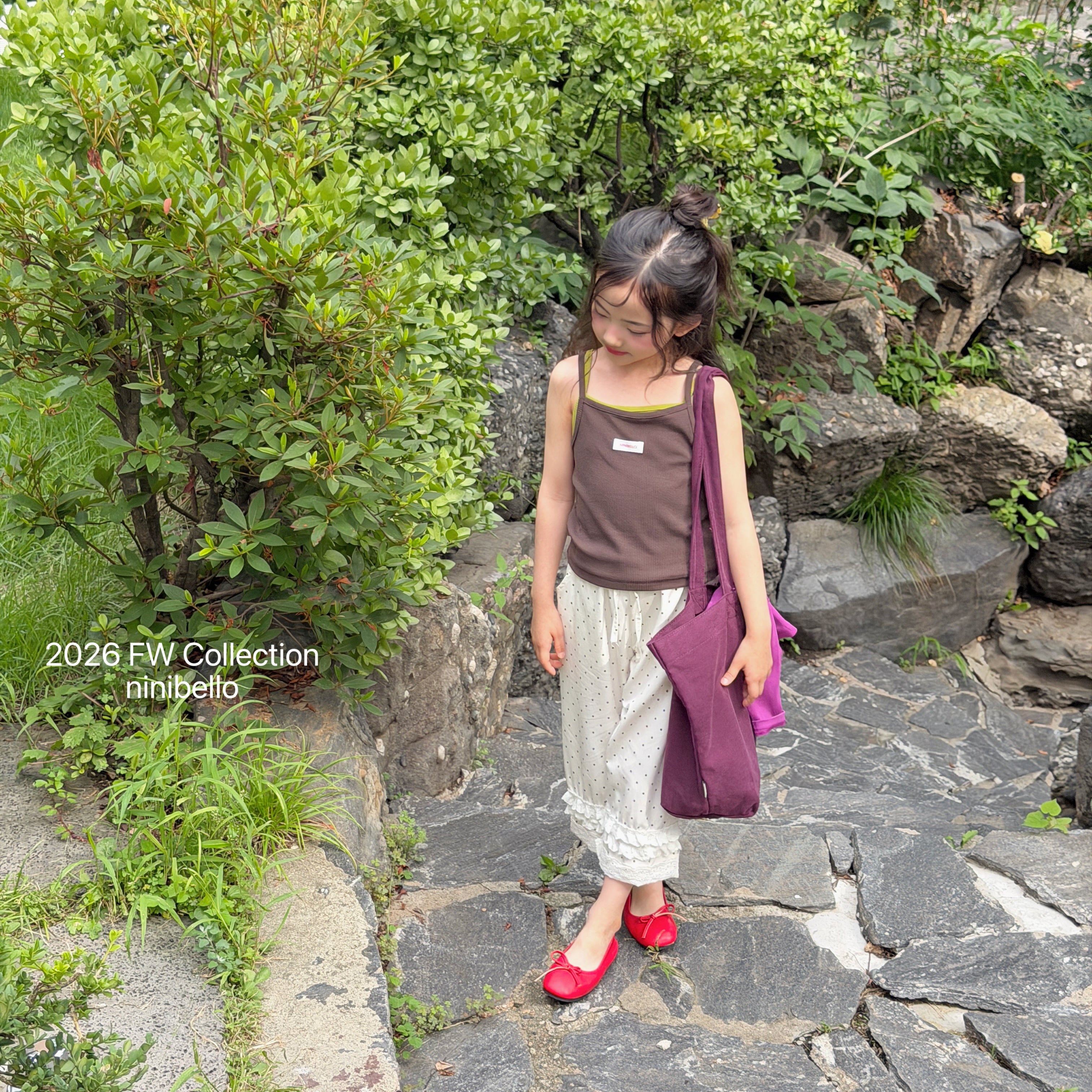 ［ninibello］Miel lace pants
