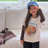 ［ninibello］Happy meal short sleeve tee (kids)