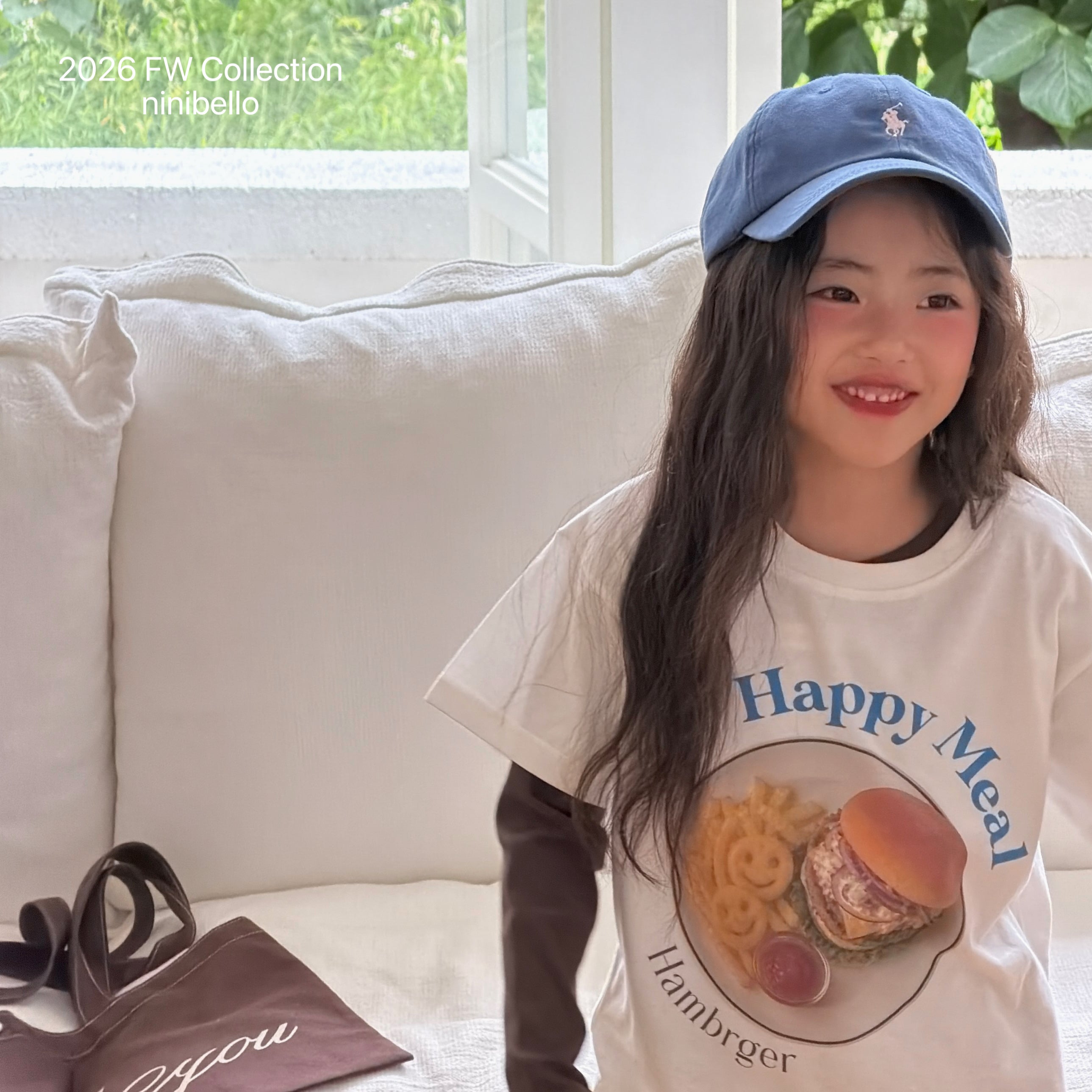 ［ninibello］Happy meal short sleeve tee (kids)