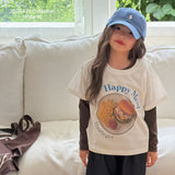 ［ninibello］Happy meal short sleeve tee (kids)