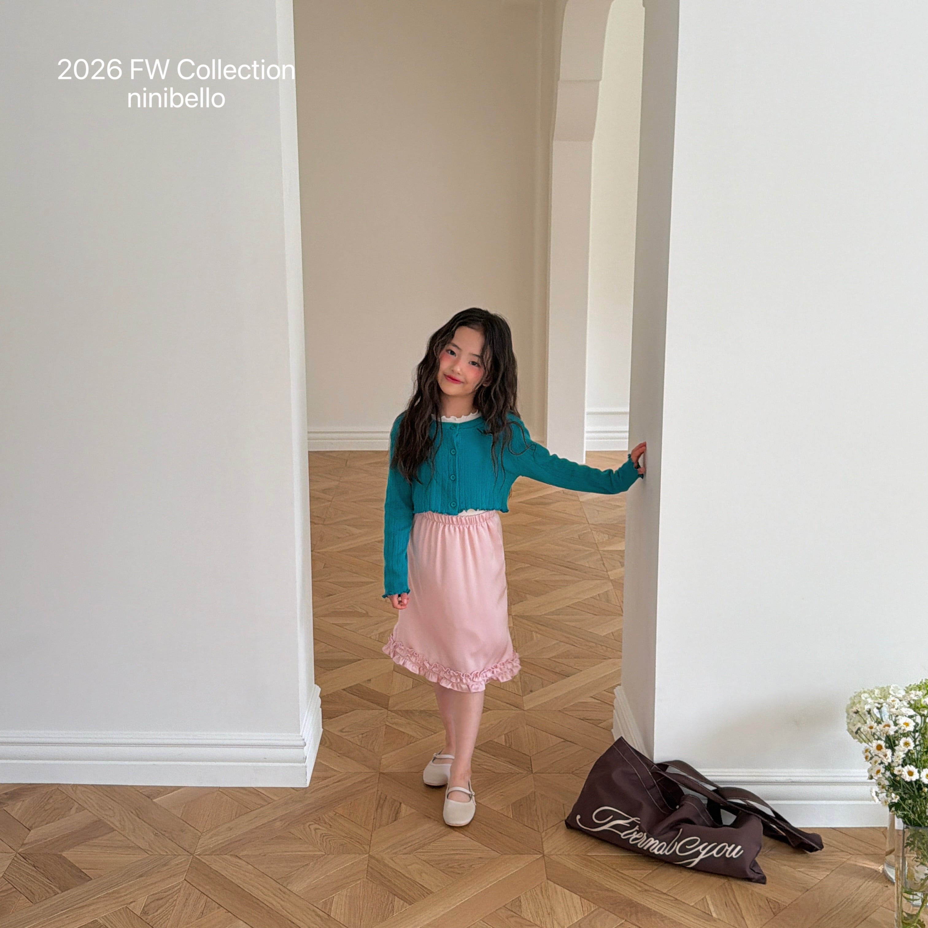［ninibello］Mico satin skirt