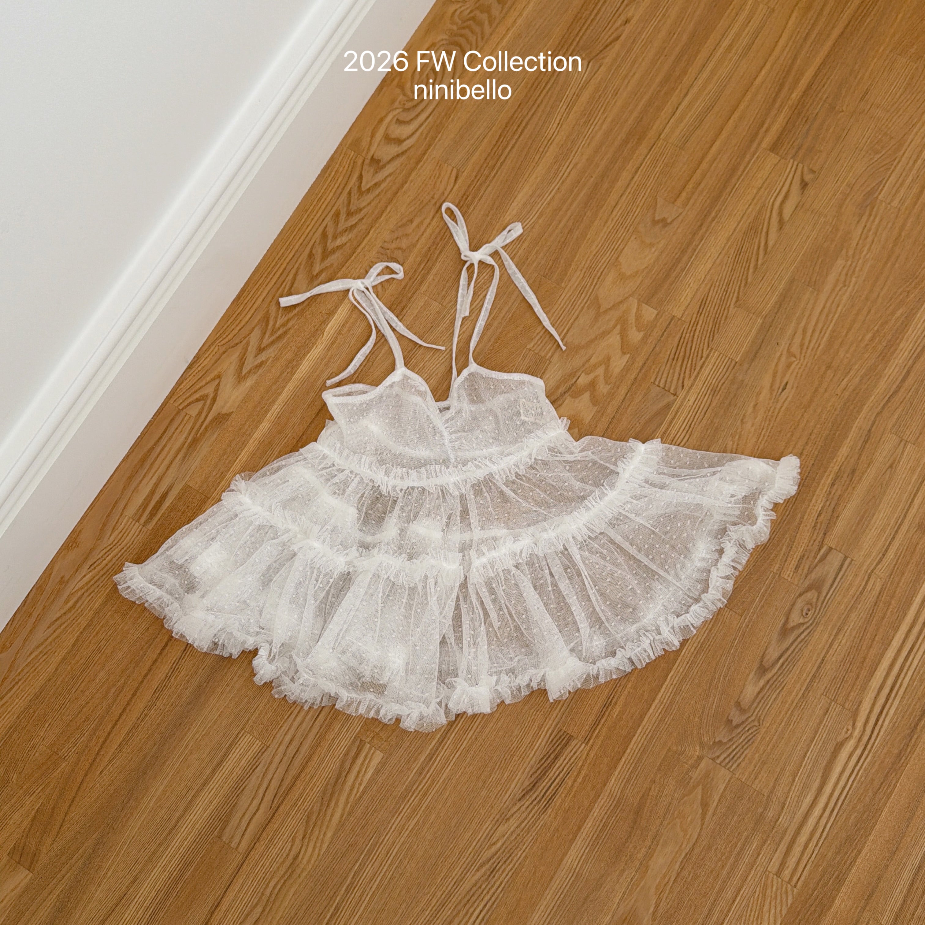 ［ninibello］Shasha lace one-piece