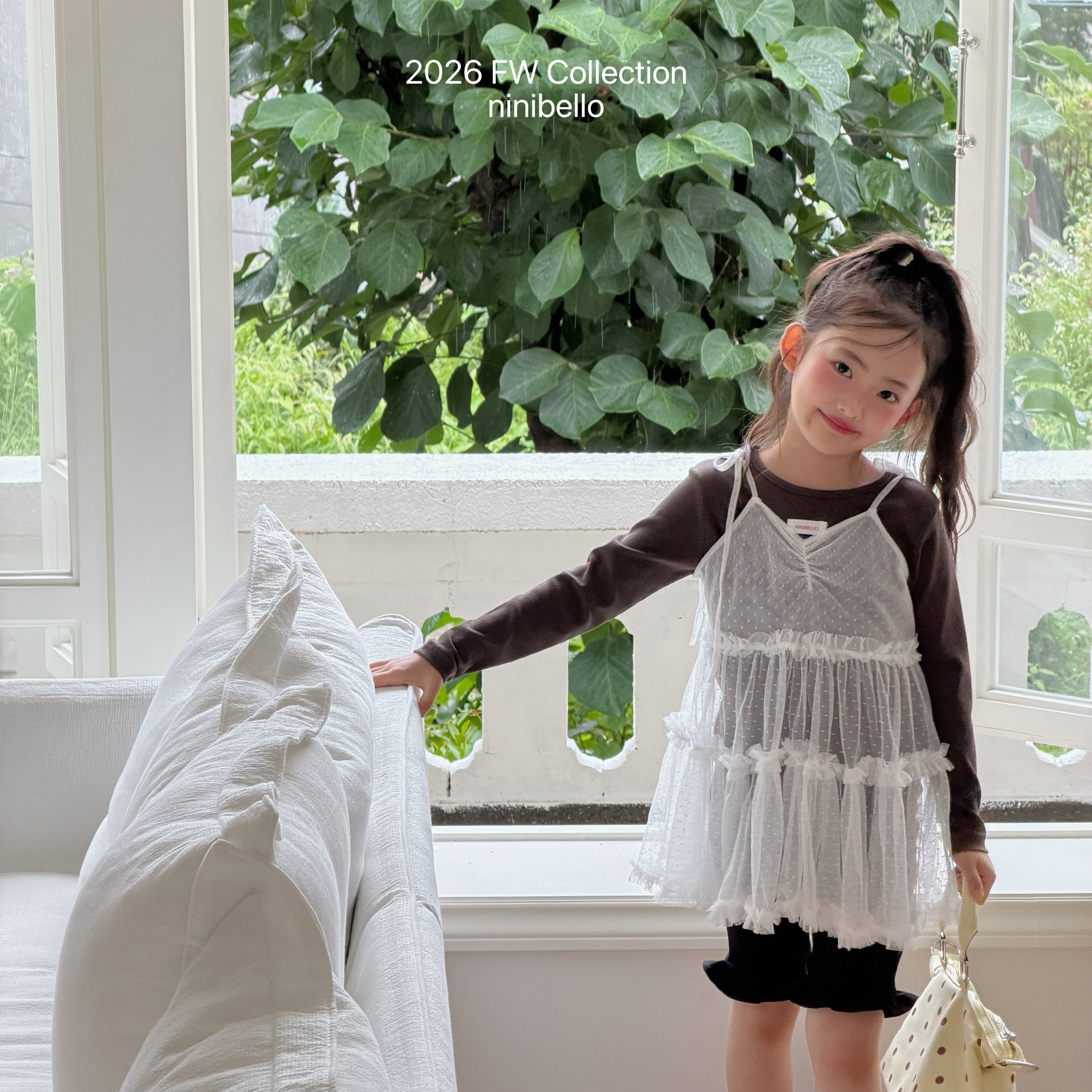 ［ninibello］Shasha lace one-piece