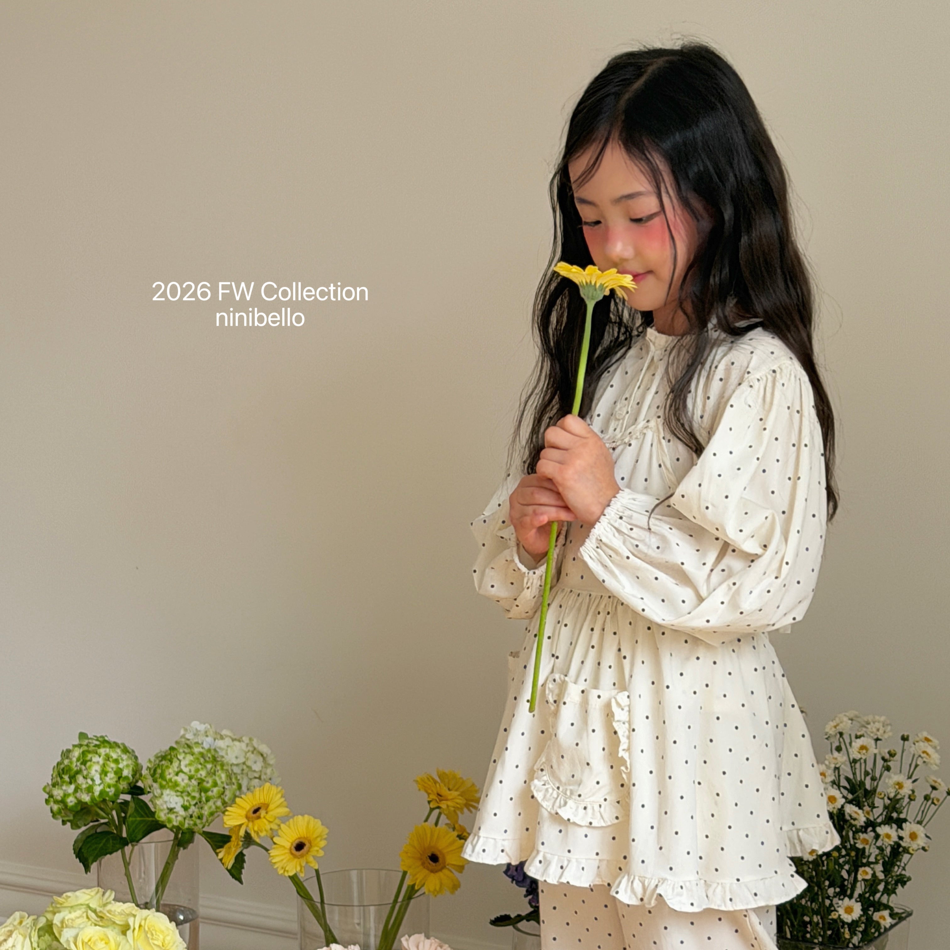 ［ninibello］Hazel puff blouse