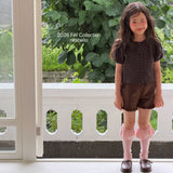 ［ninibello］Heart corduroy frill pants