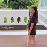 ［ninibello］Heart corduroy frill pants