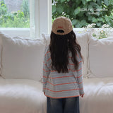 ［ninibello］Milky stripe collar tee (kids)