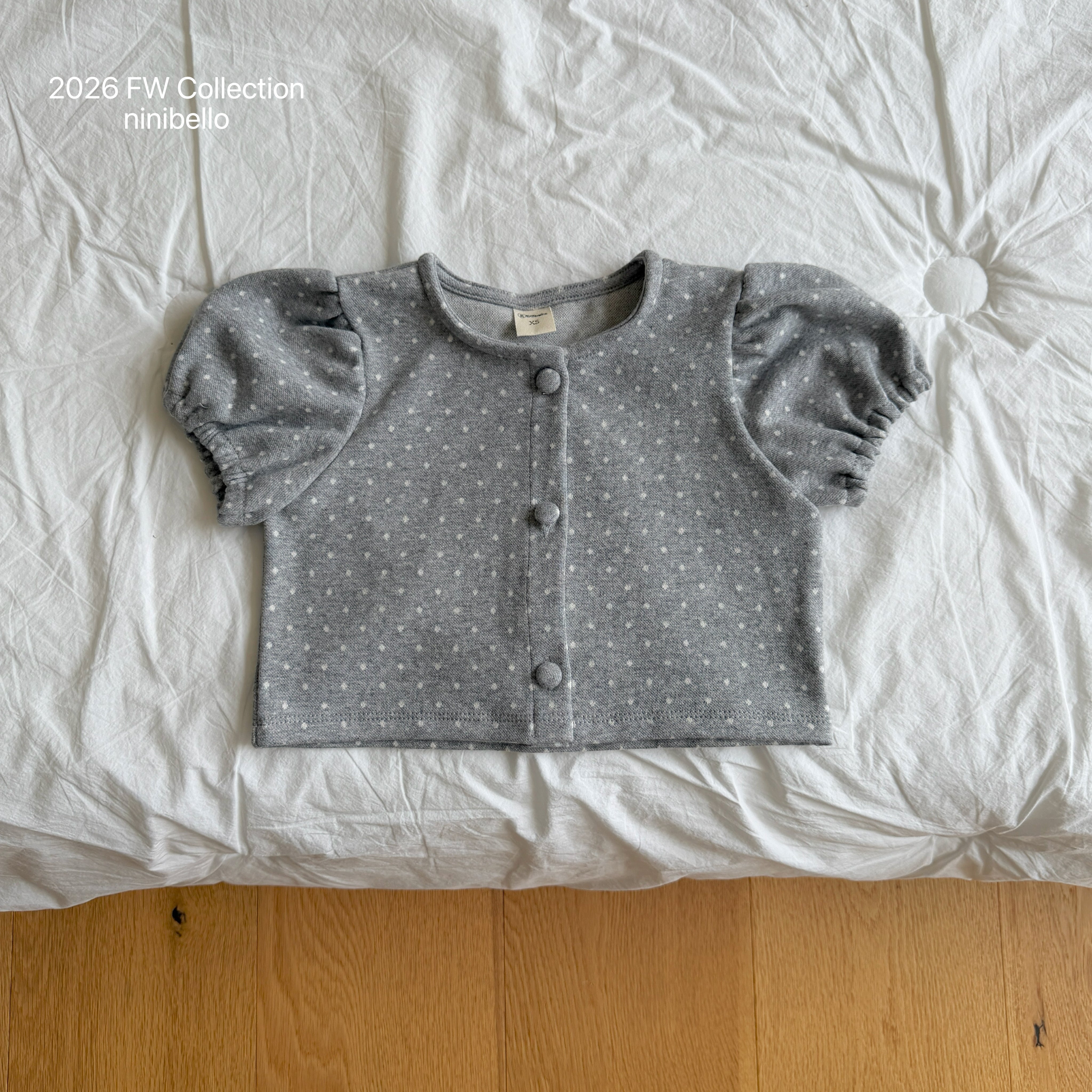 ［ninibello］Dear dot cardigan
