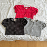 ［ninibello］Dear dot cardigan