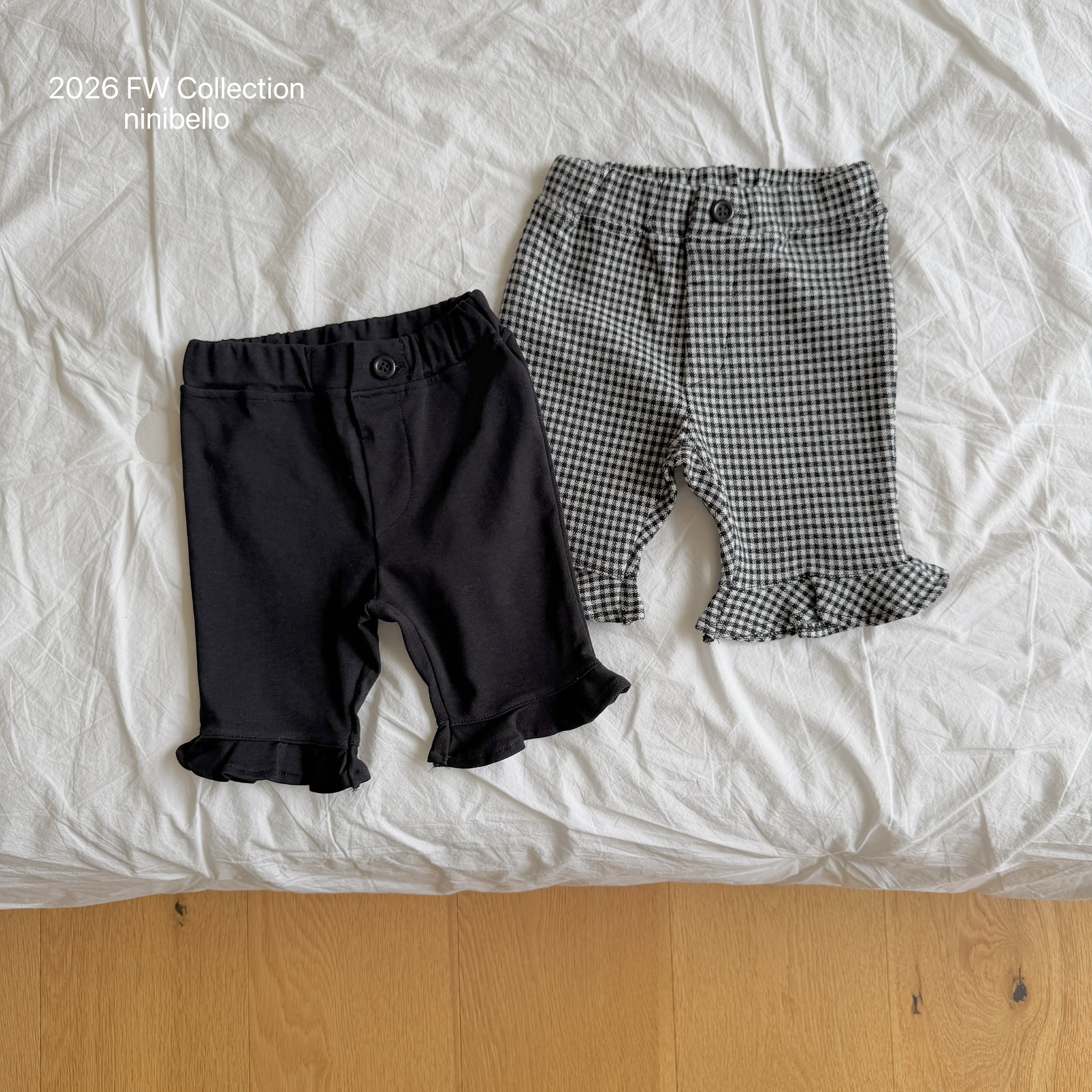 ［ninibello］Mago capri pants