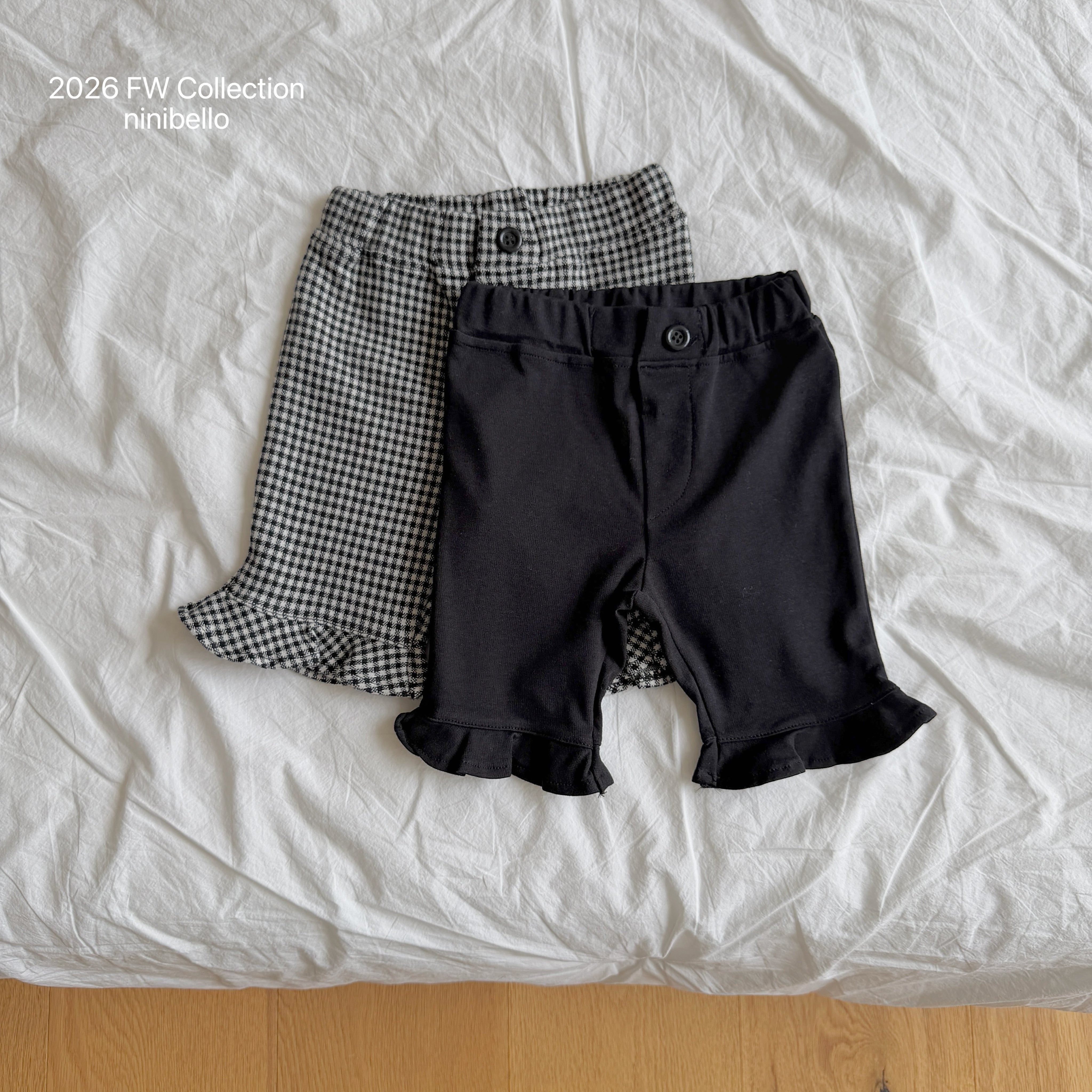 ［ninibello］Mago capri pants