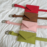［ninibello］Suede belt bag
