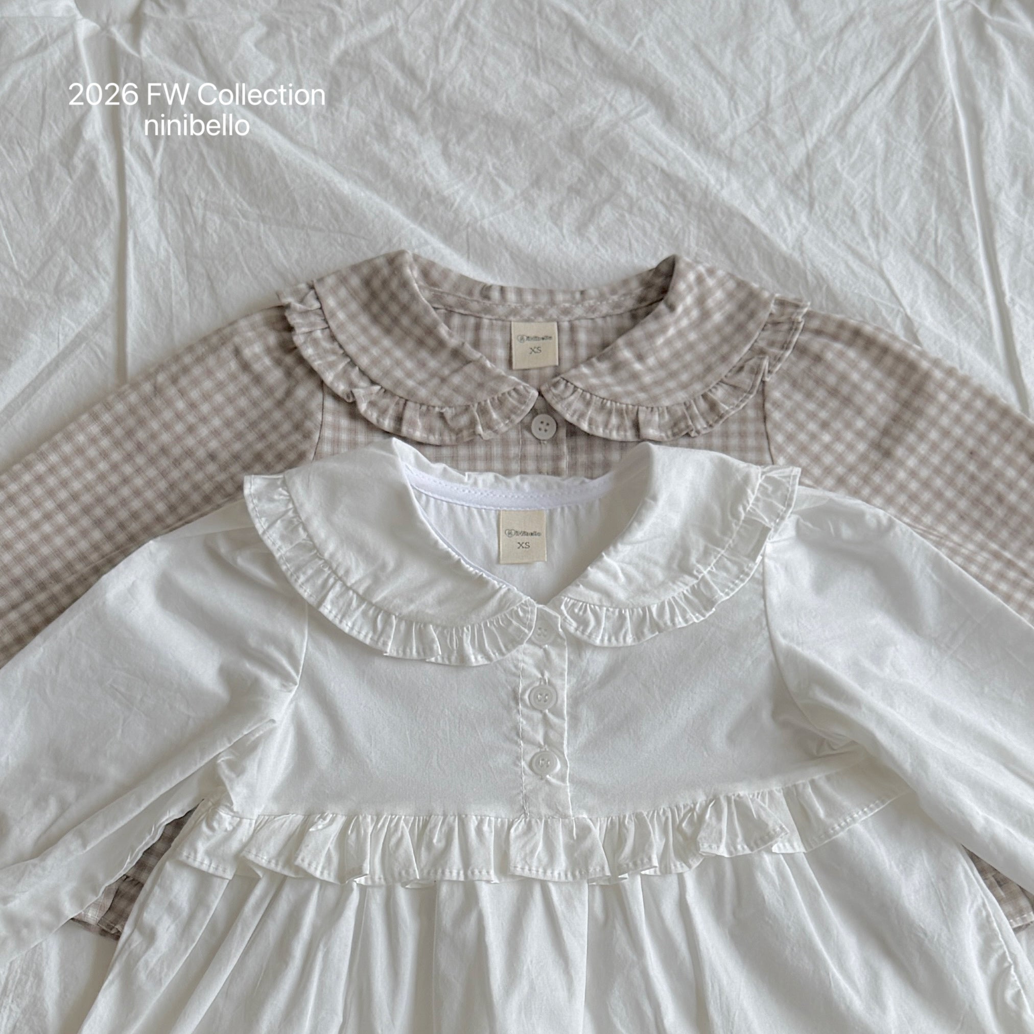 ［ninibello］Wendy collar blouse