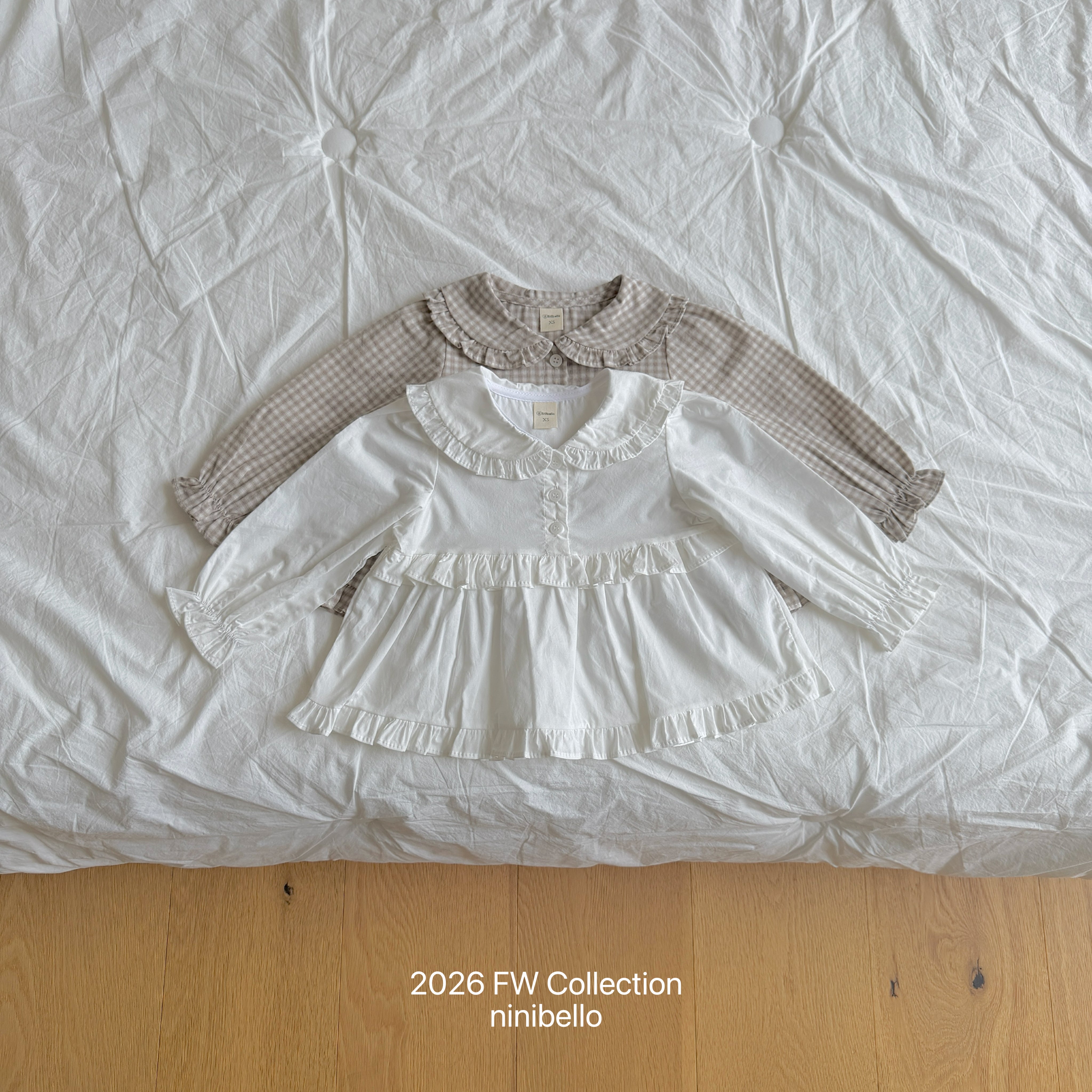 ［ninibello］Wendy collar blouse