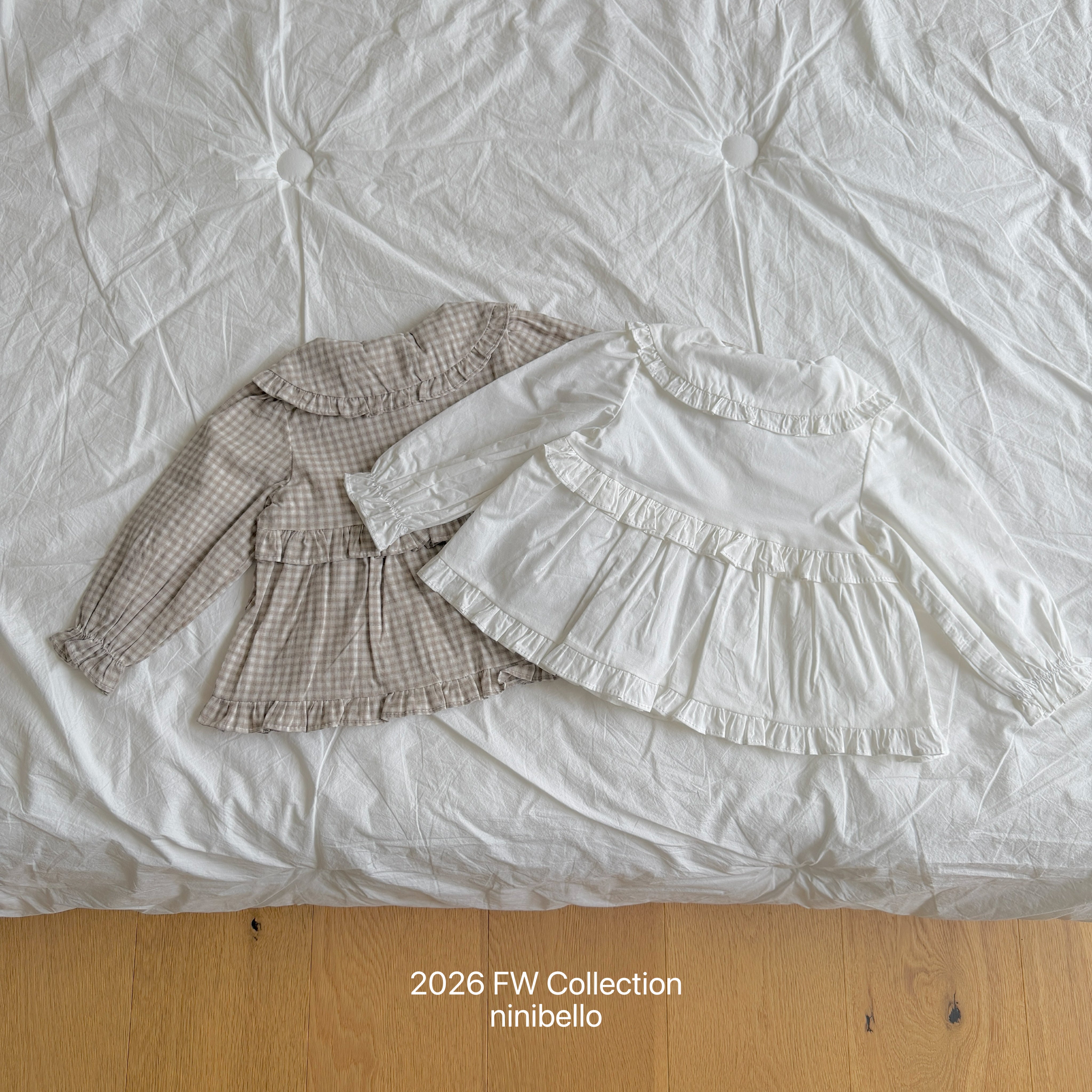 ［ninibello］Wendy collar blouse