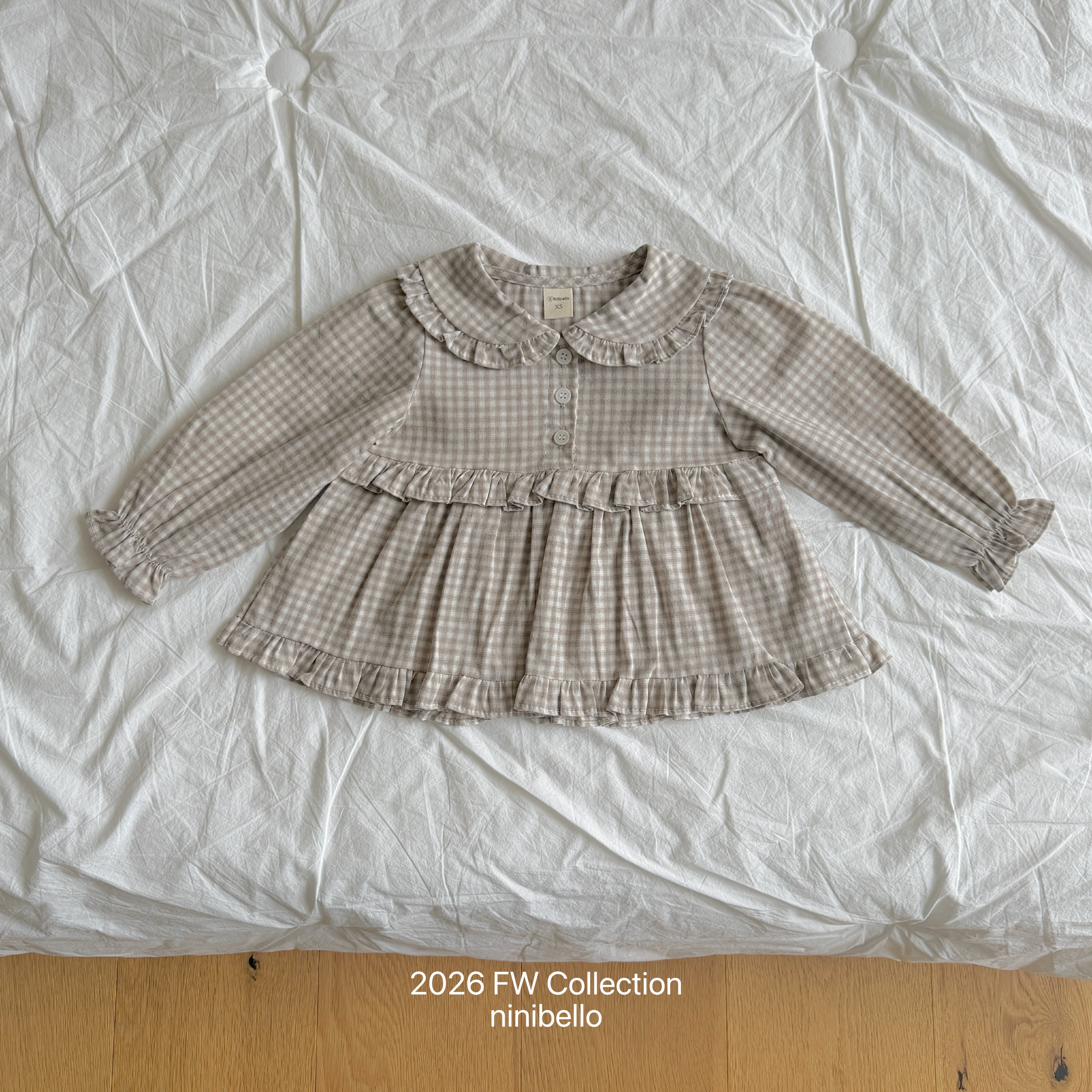 ［ninibello］Wendy collar blouse